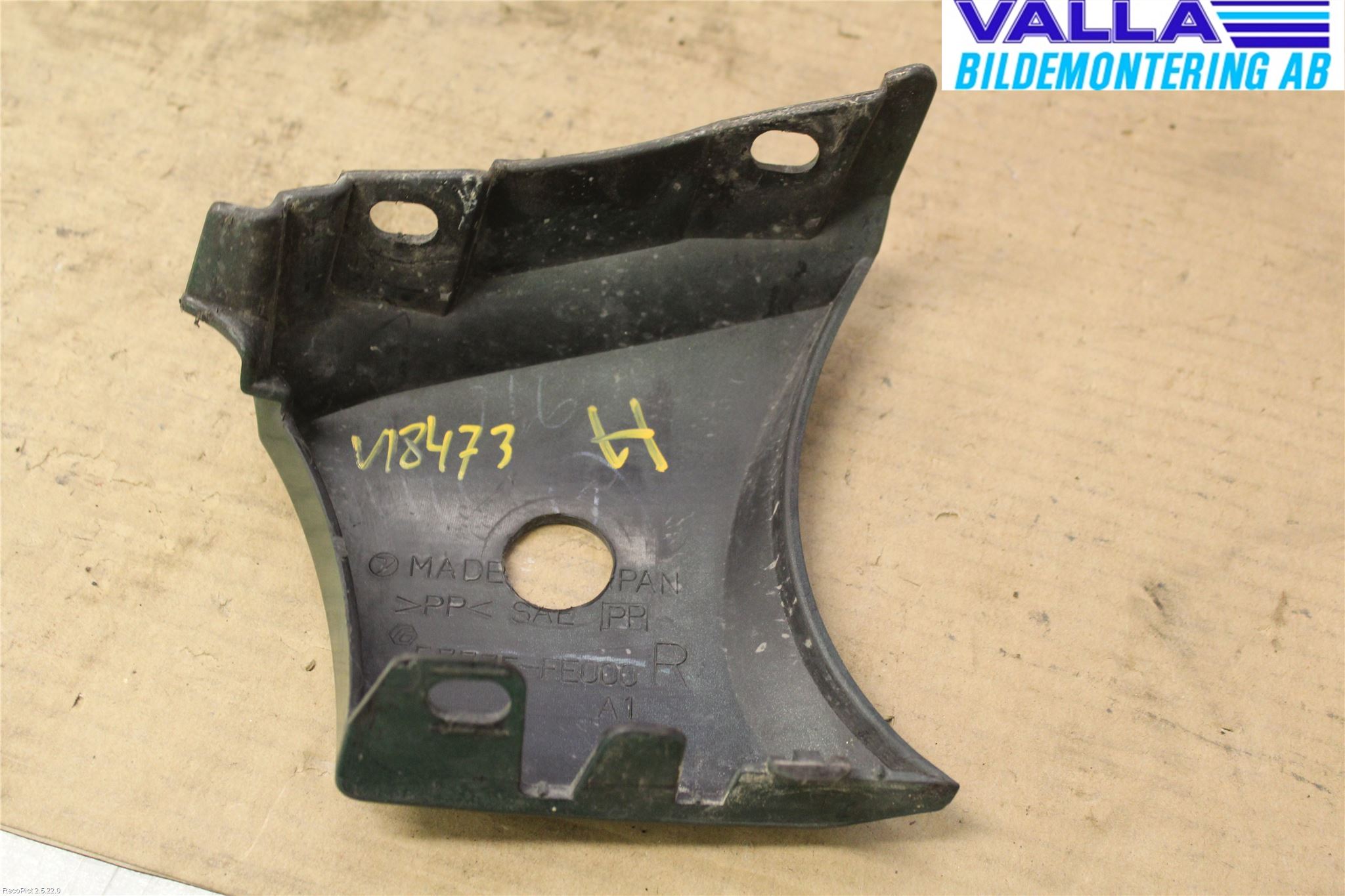 Subaru IMPREZA II  01-02 Støtfanger Foran Hjørne Høyr
