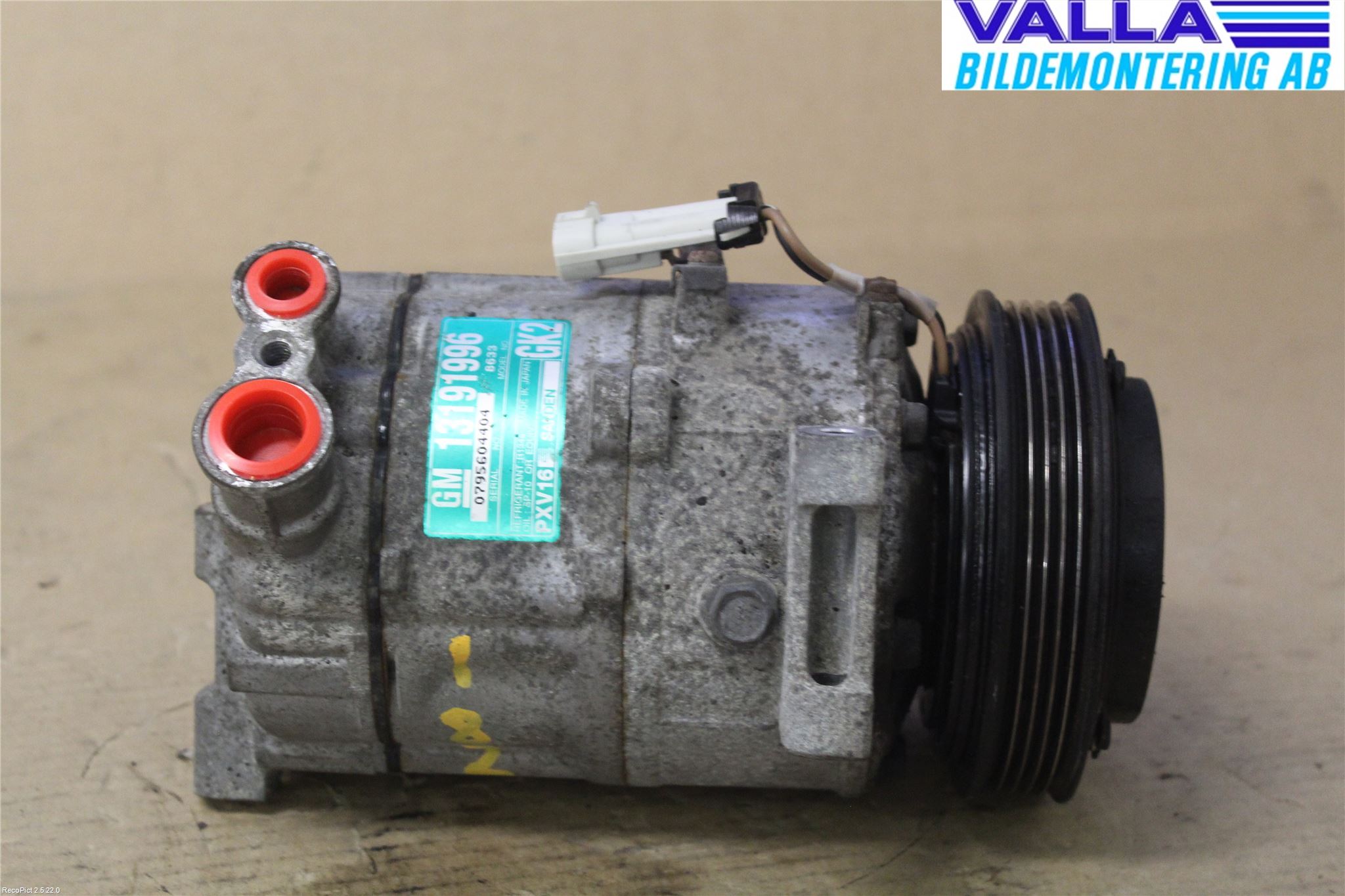 Opel VECTRA C 02-05 Varme Ac Kompressor
