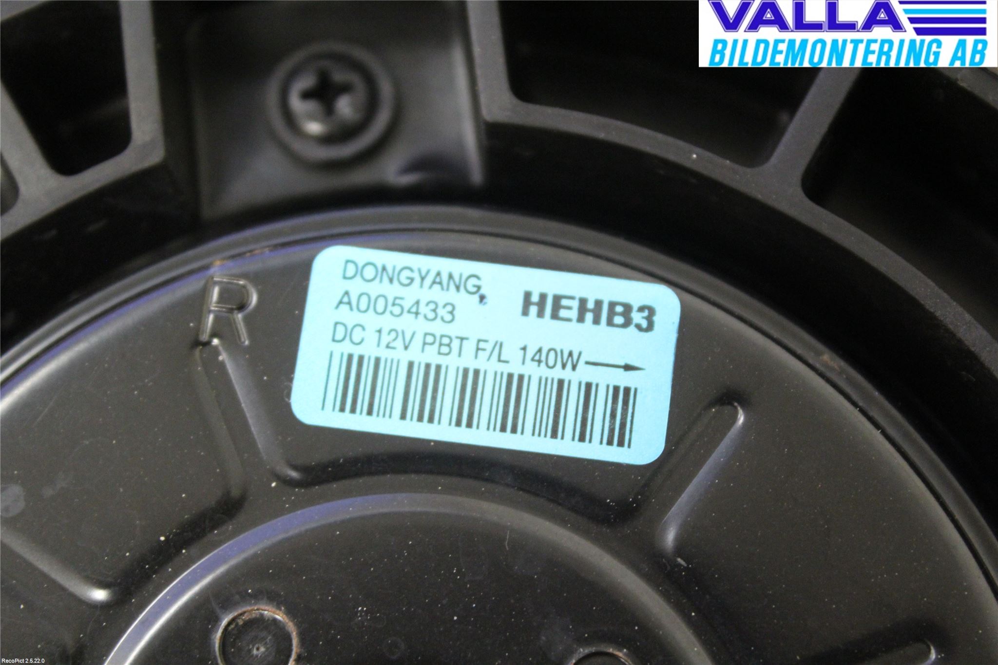 Hyundai i20 PB 09-14 Kjølevifte Elektrisk
