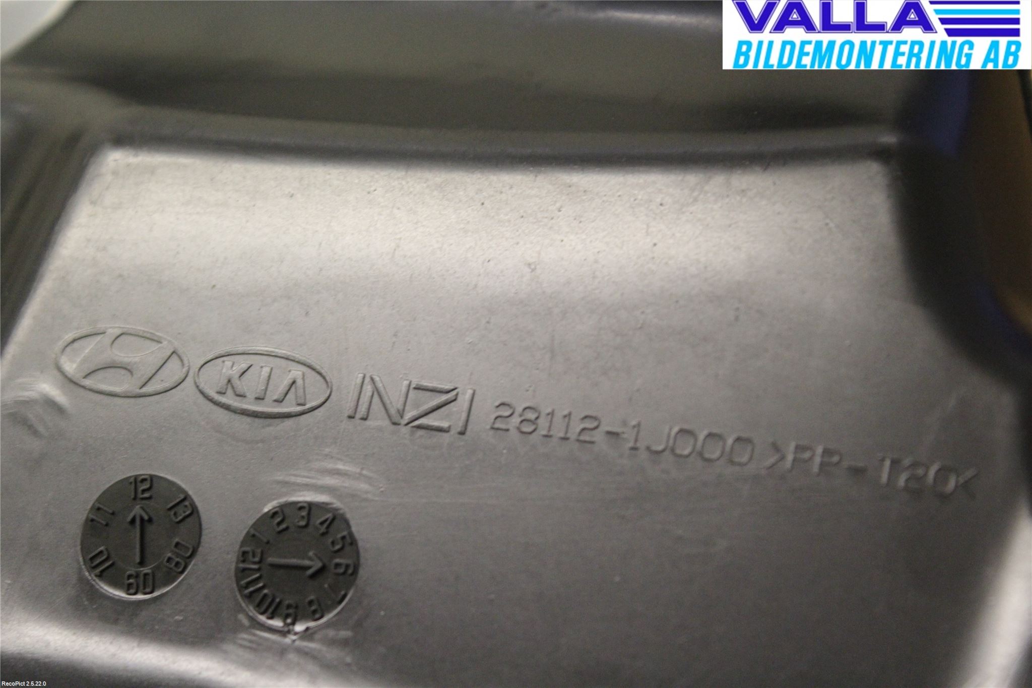 Hyundai i20 PB 09-14 Luftfilter Boks