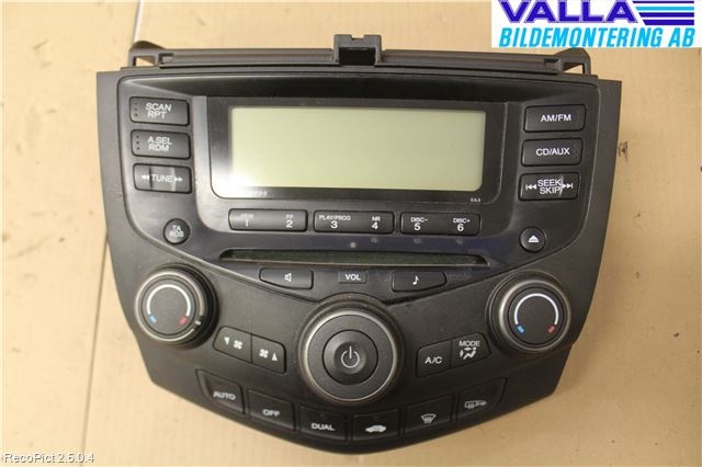 Honda ACCORD    03-07 Stereo Radio Med Cd