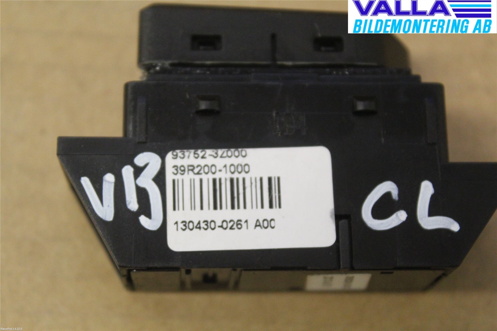 Hyundai i40 08-15 Bryter Varmesete