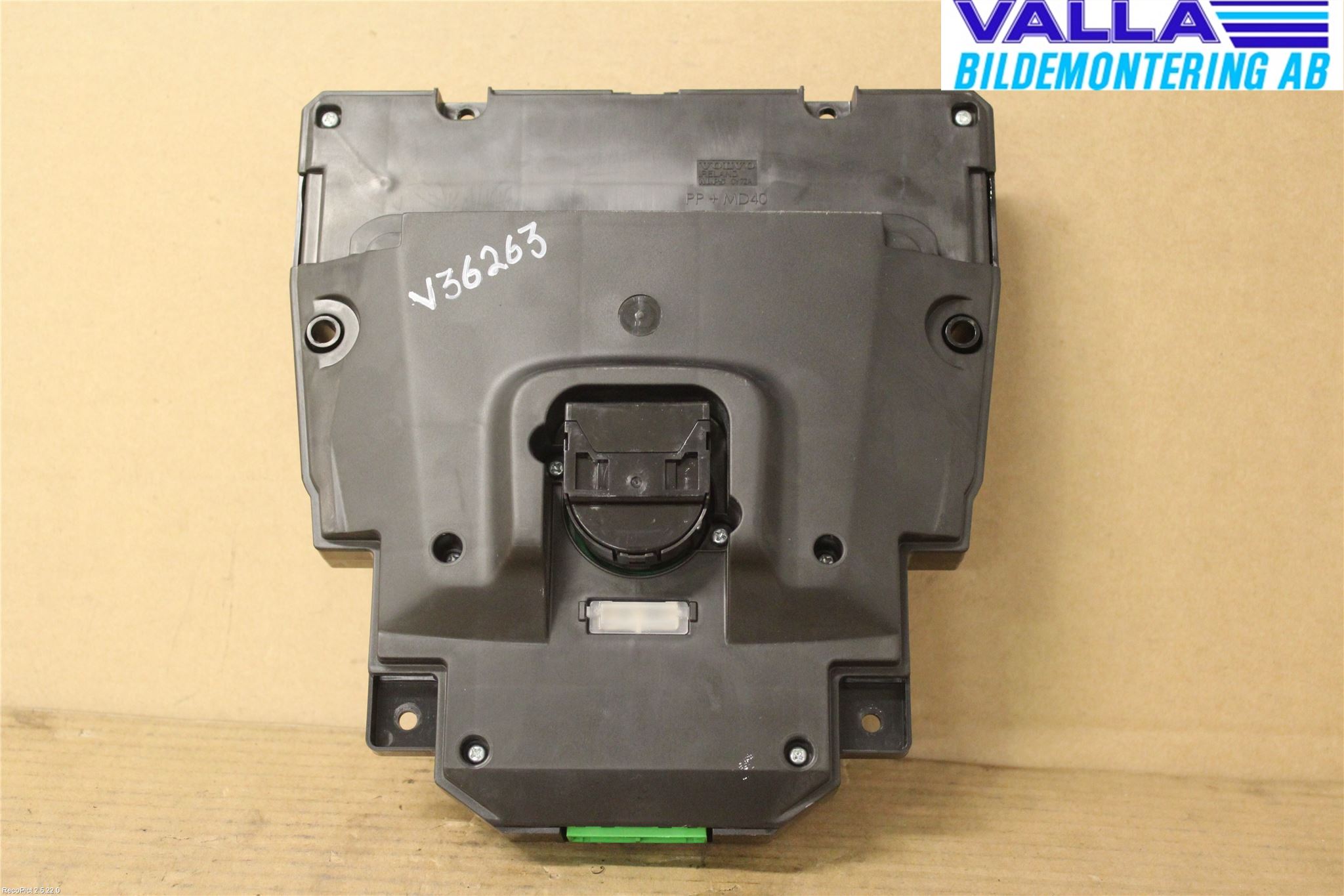 Volvo V40 12-19 Varmeapparat Panel(Regulering)