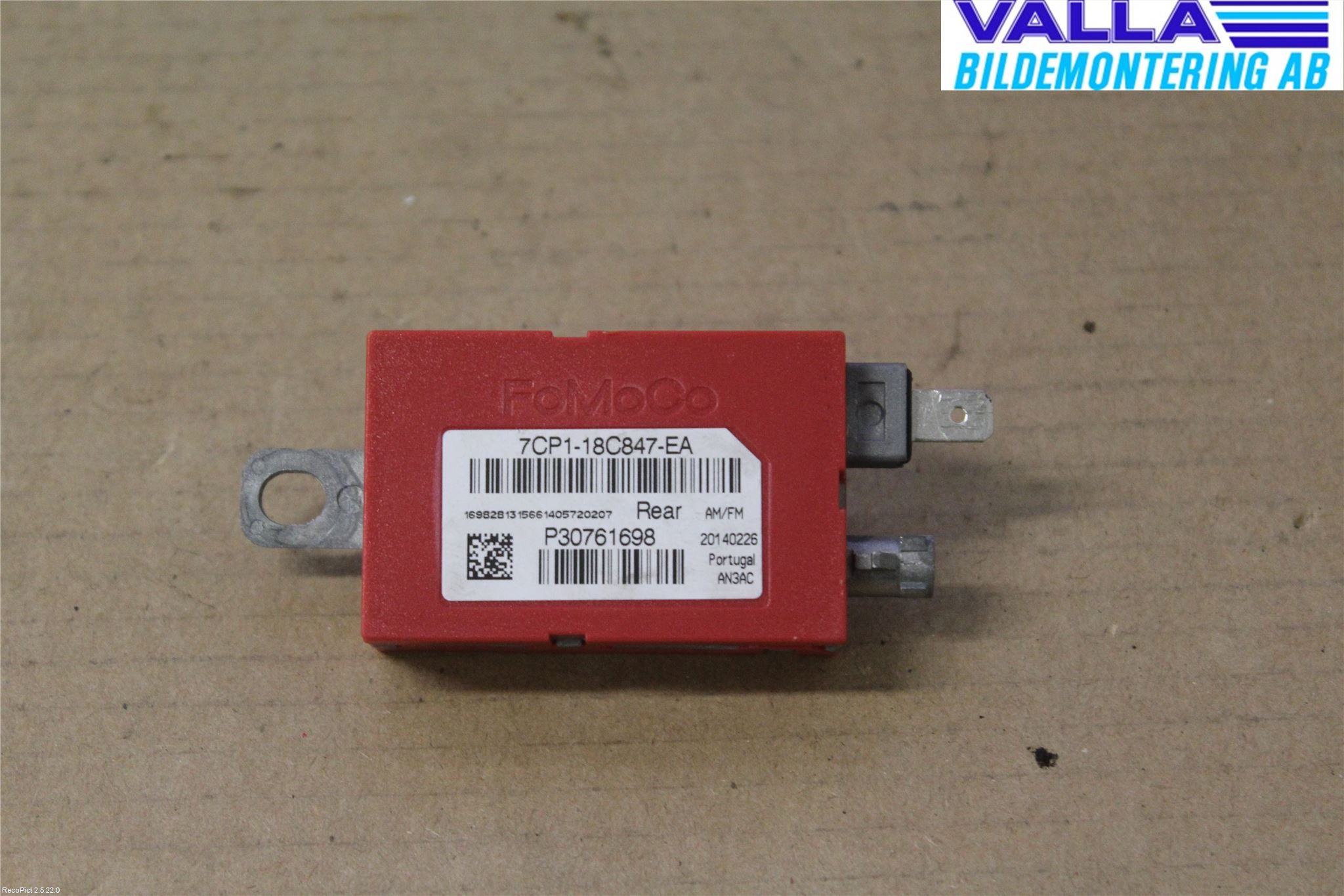 Volvo V40 12-19 Stereo Antenneforsterker