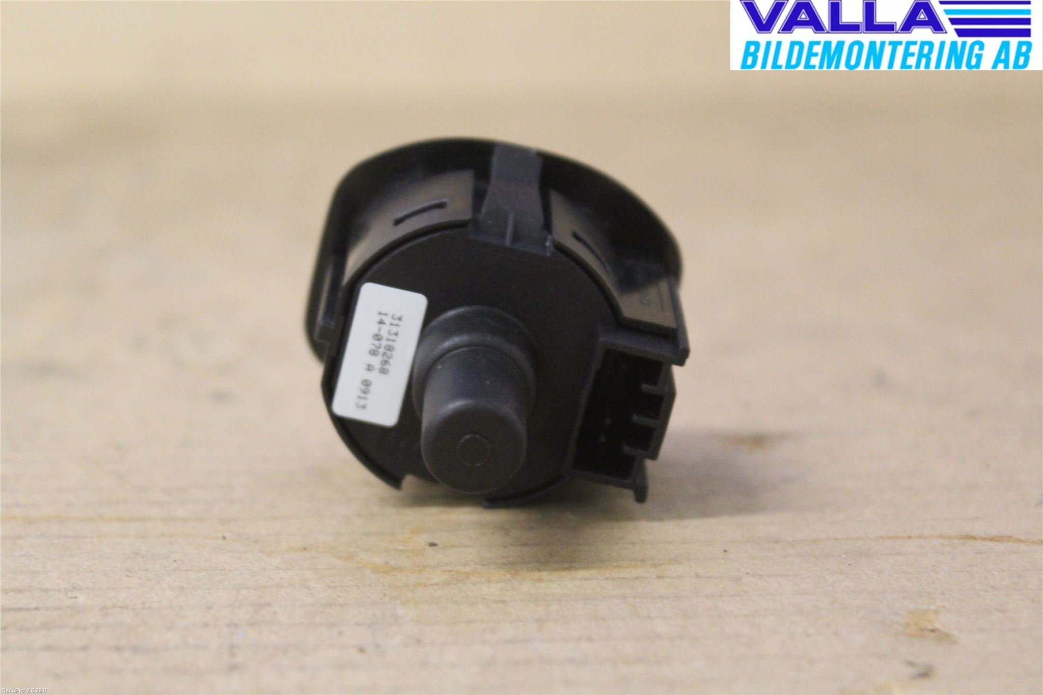 Volvo V40 12-19 Bryter Airbag Passasjerside