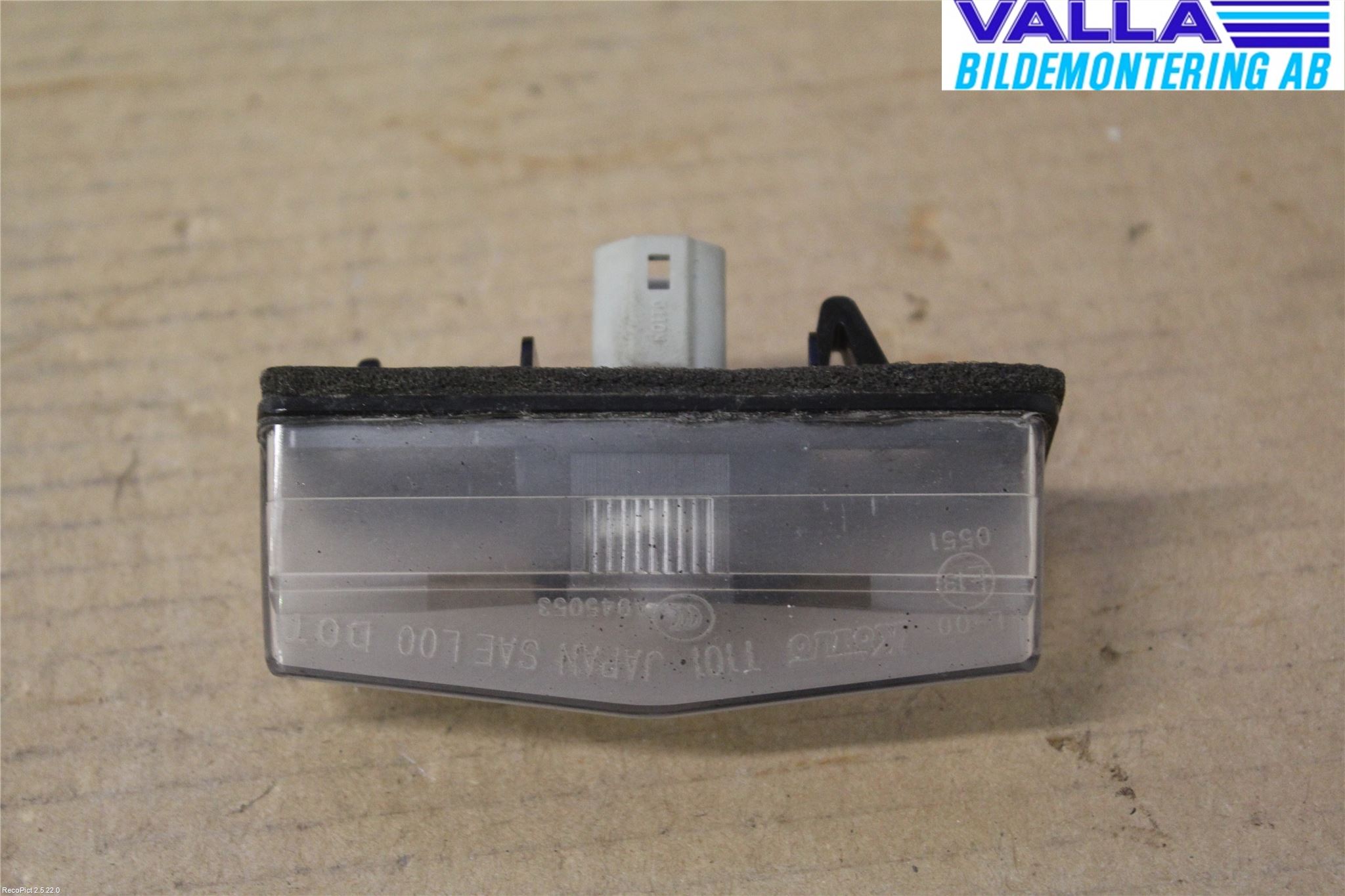 Toyota PRIUS ZVW30 09-20 Skilt Belysning