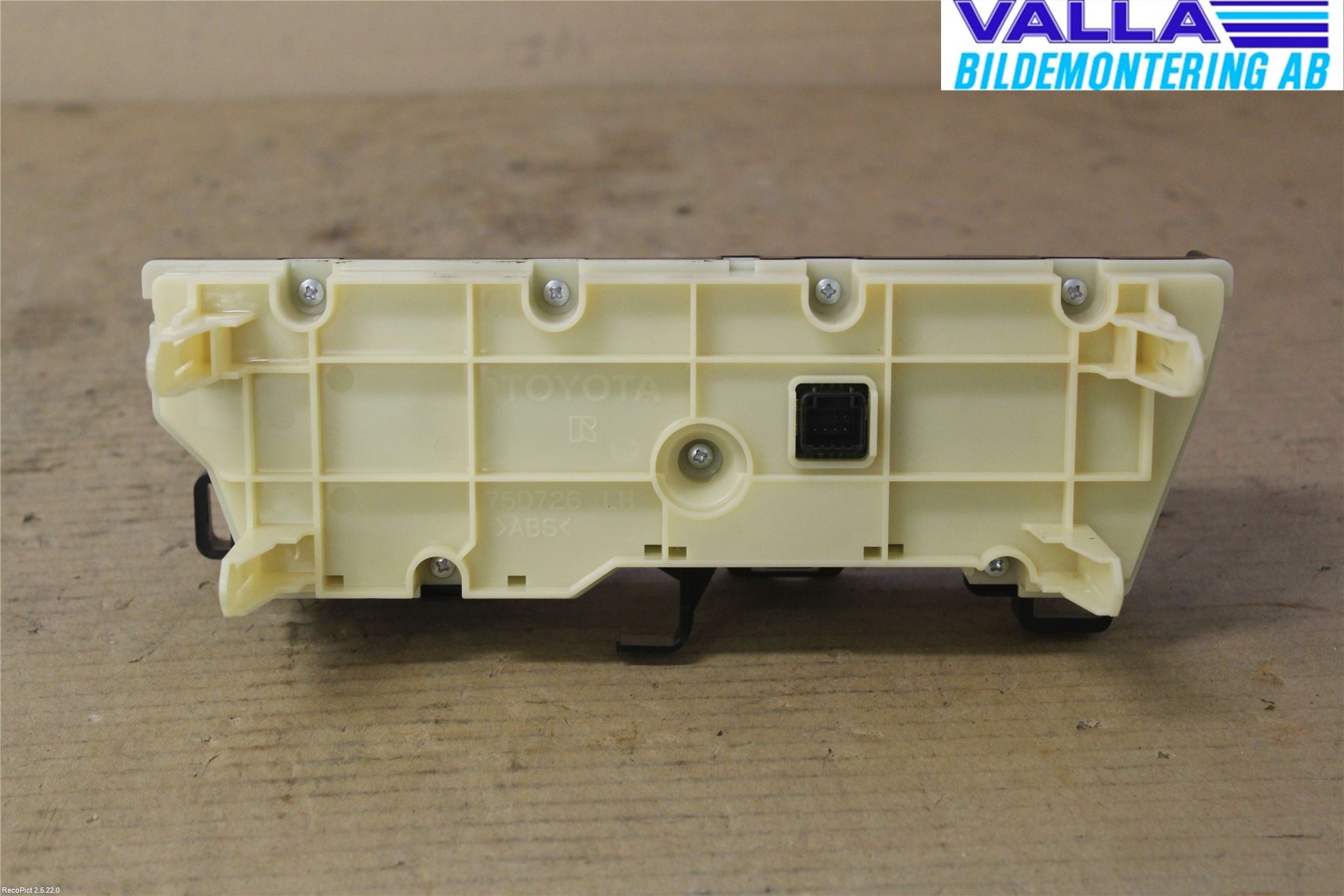 Toyota PRIUS ZVW30 09-20 Varme Ac Betjening-Display