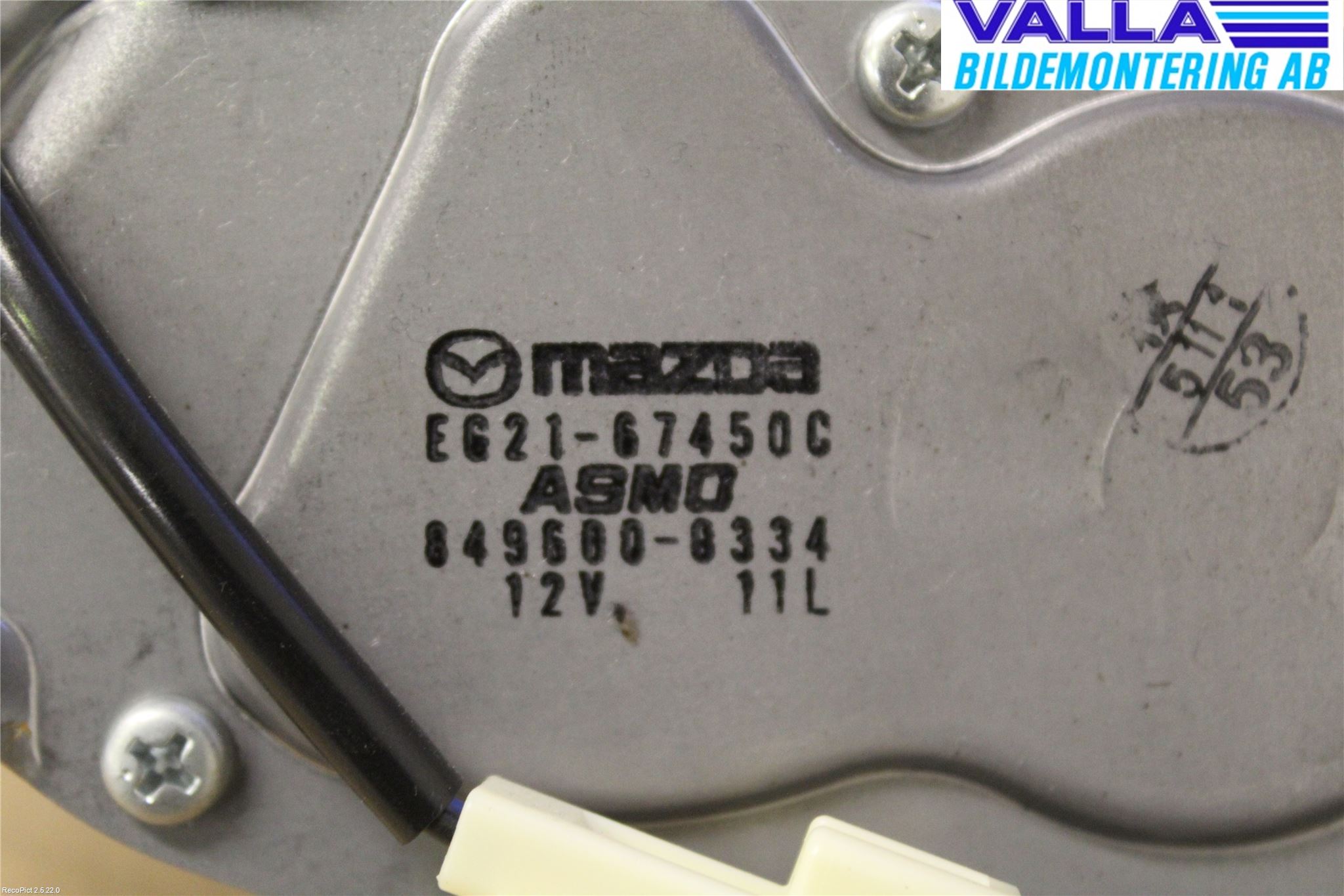 Mazda CX-7 Viskermotor Bakluke