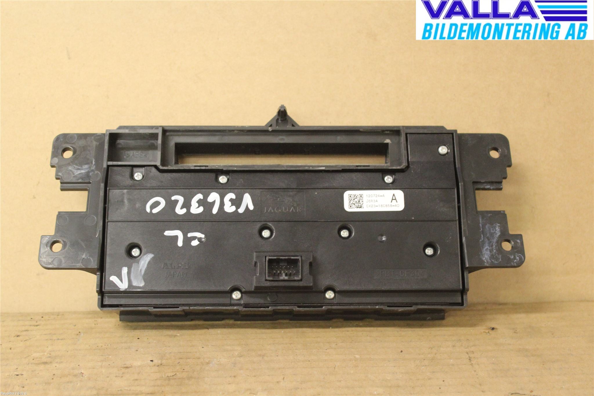 Jaguar XF 08-15 Varmeapparat Panel(Regulering)