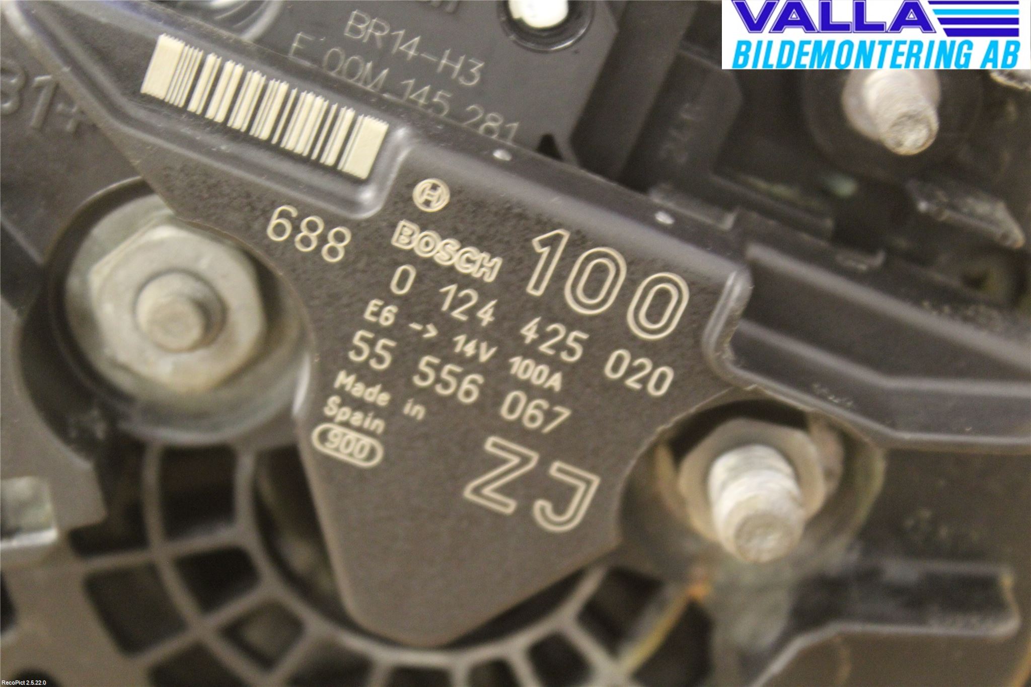 Opel ASTRA H 04-12 Dynamo
