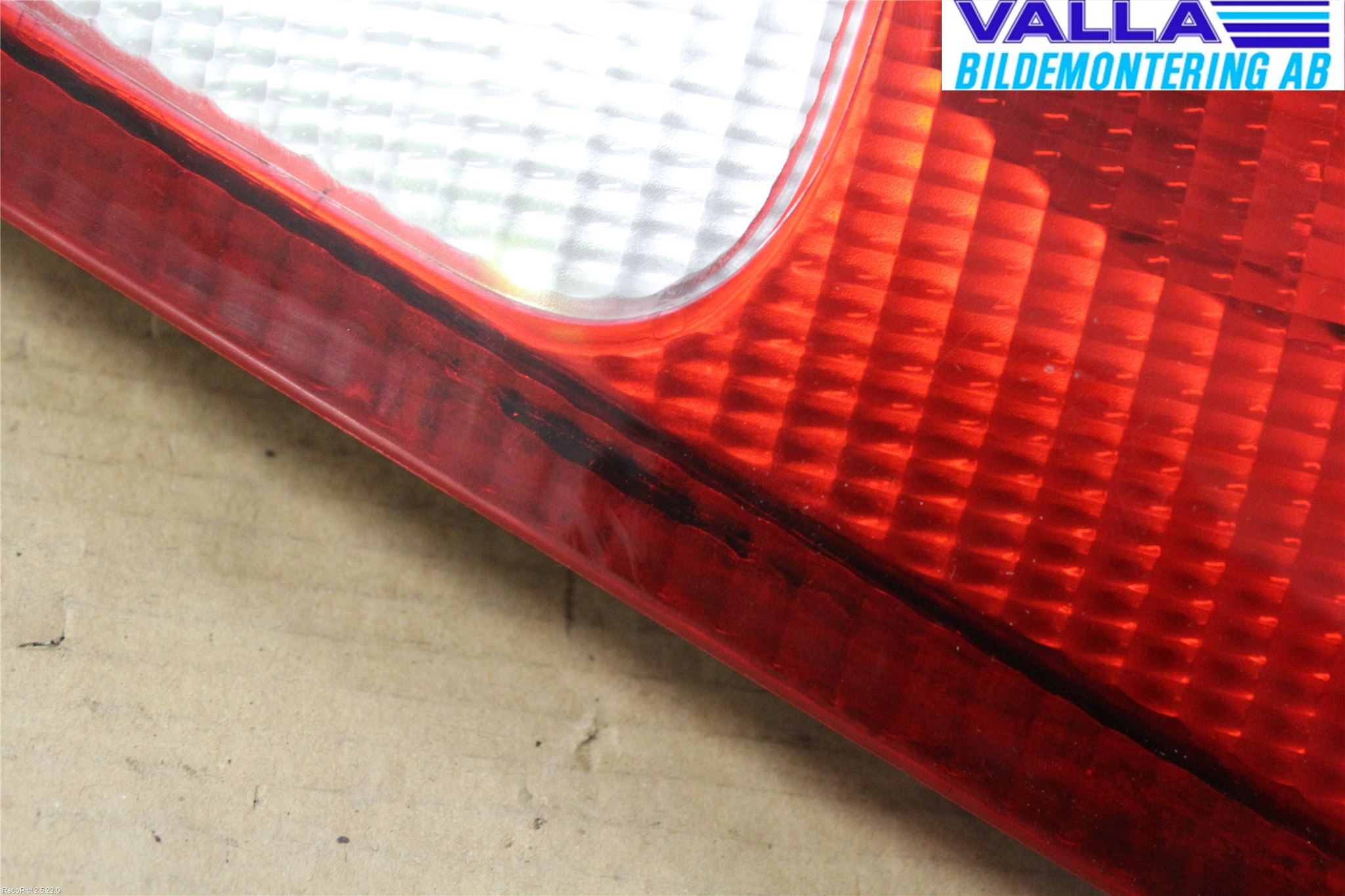 MG ZR Baklykt Venstre