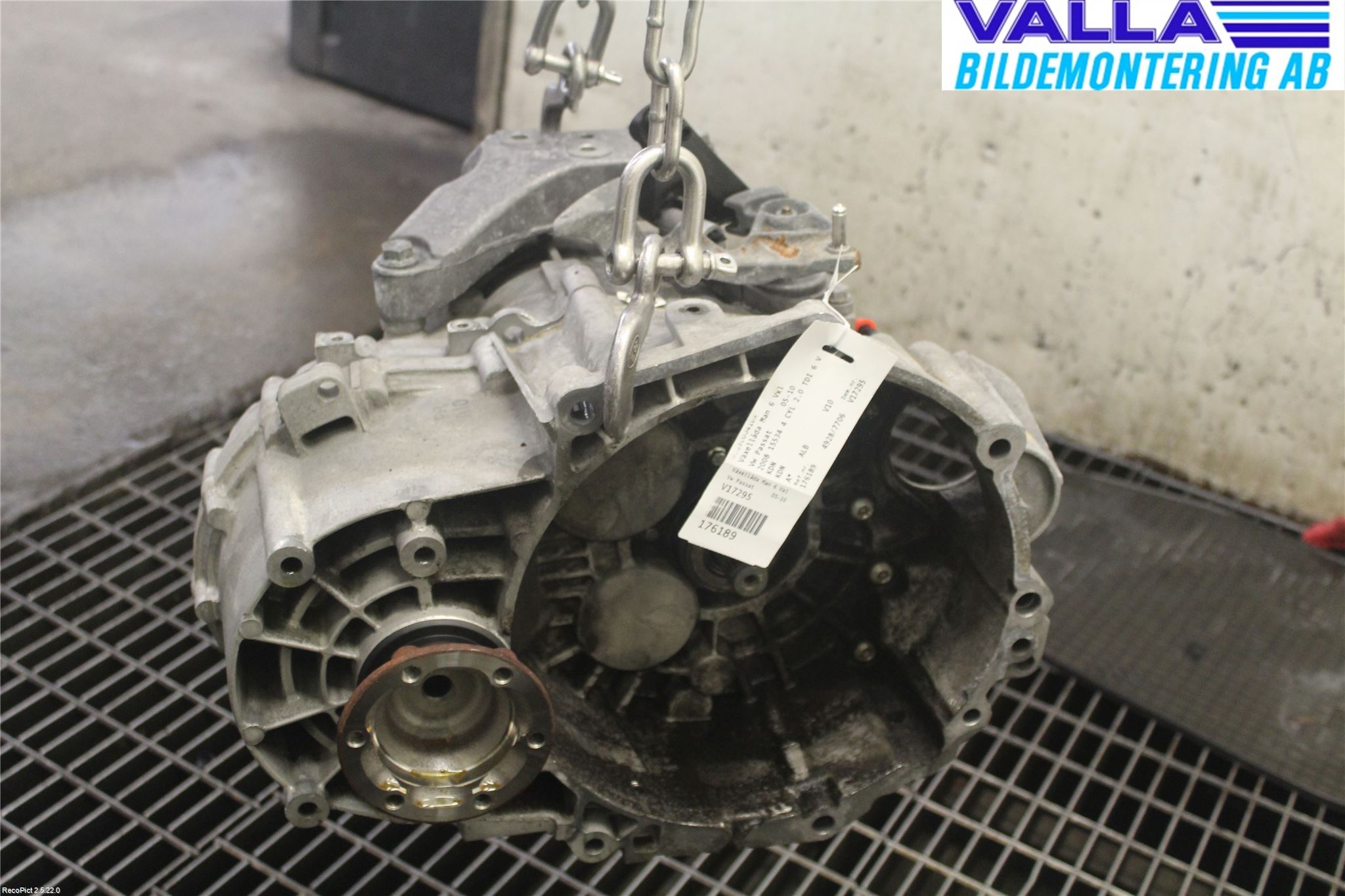 Volkswagen VW PASSAT 05-11 Gearkasse 6 Trinn