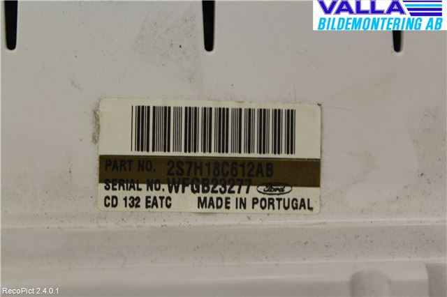 Ford MONDEO     01-06 Varme Ac Betjening-Display
