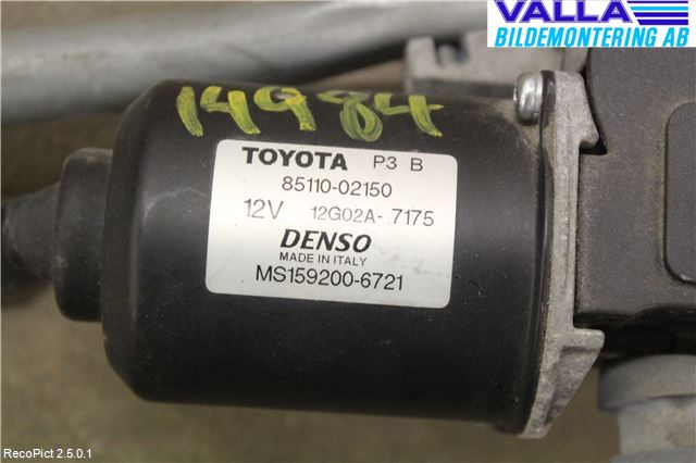 Toyota COROLLA 02-07 Viskermotor Frontrute