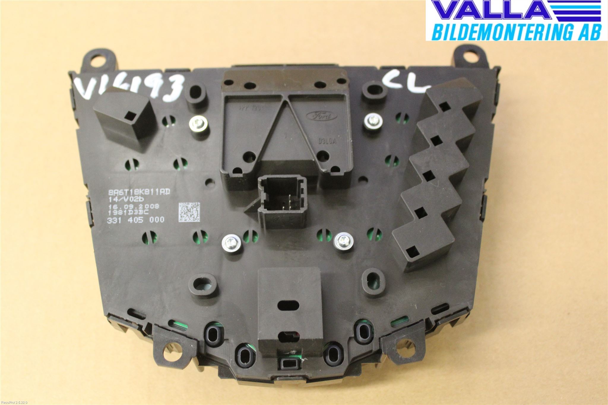 Ford FIESTA 09-12 Stereo Radio Med Cd