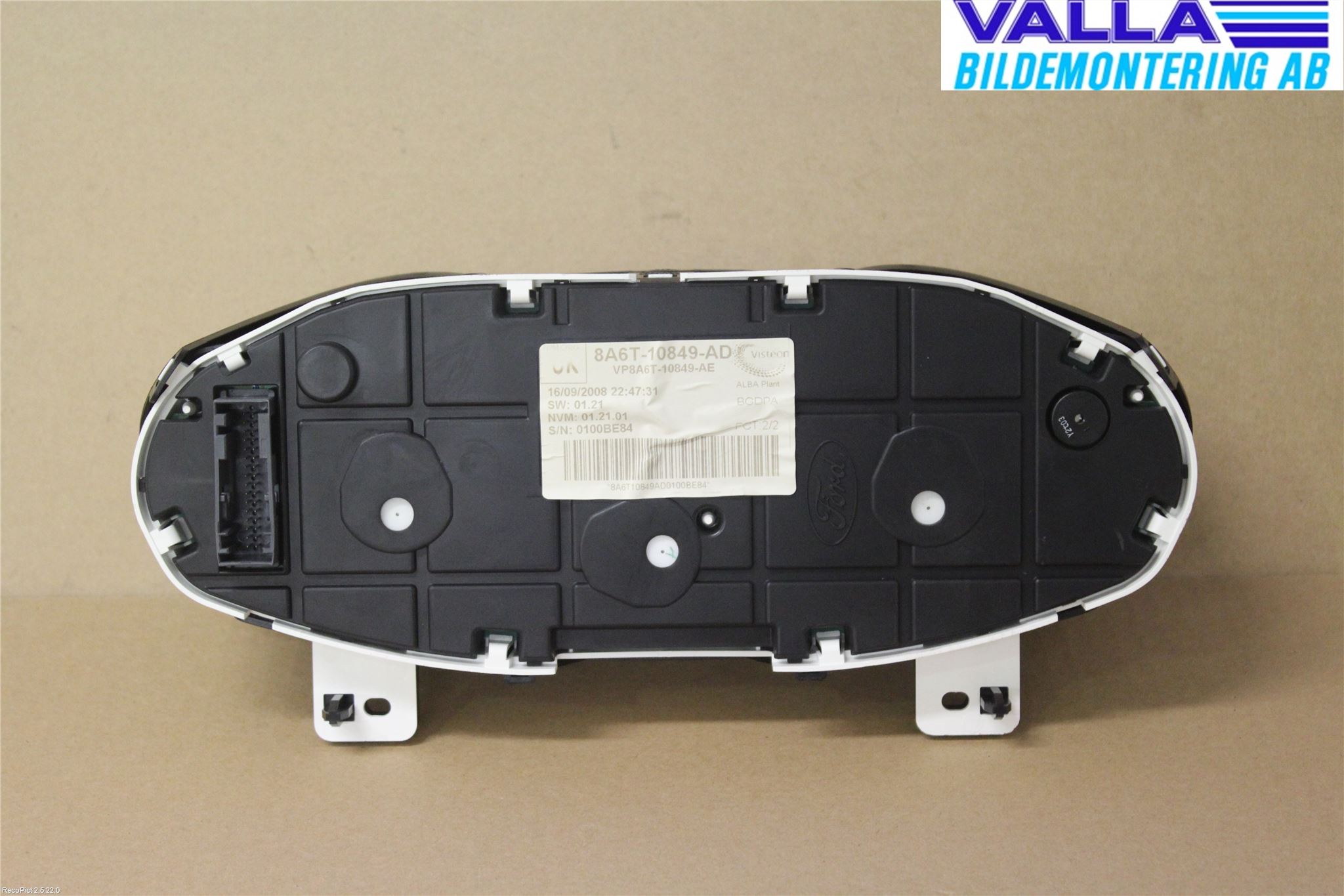 Ford FIESTA 09-12 Instr Kombinert
