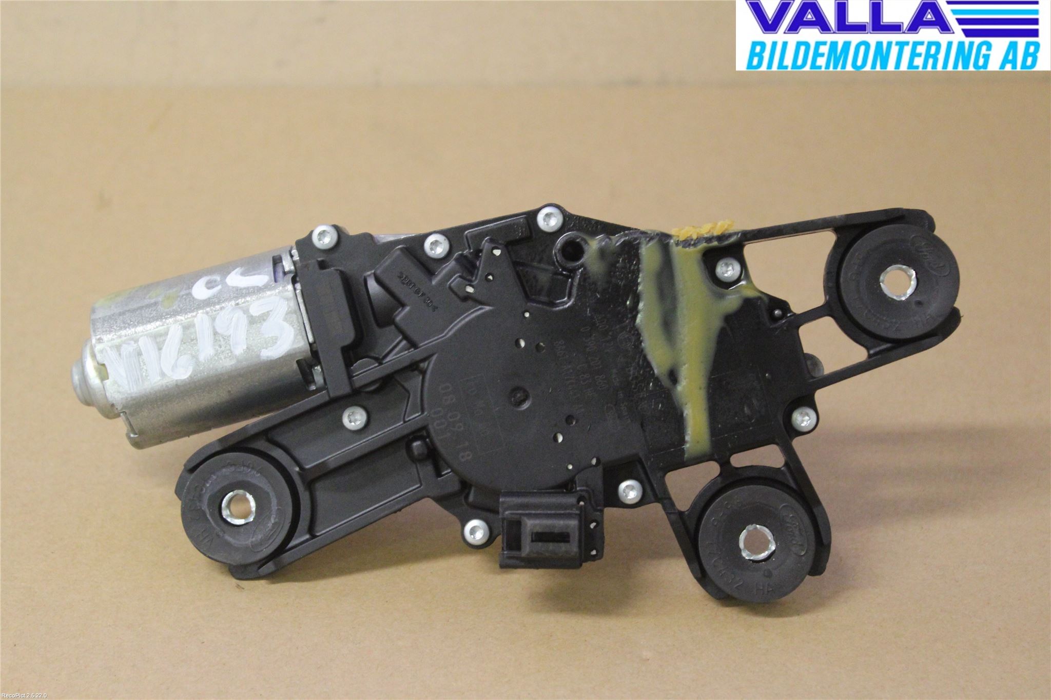 Ford FIESTA 09-12 Viskermotor Bakluke