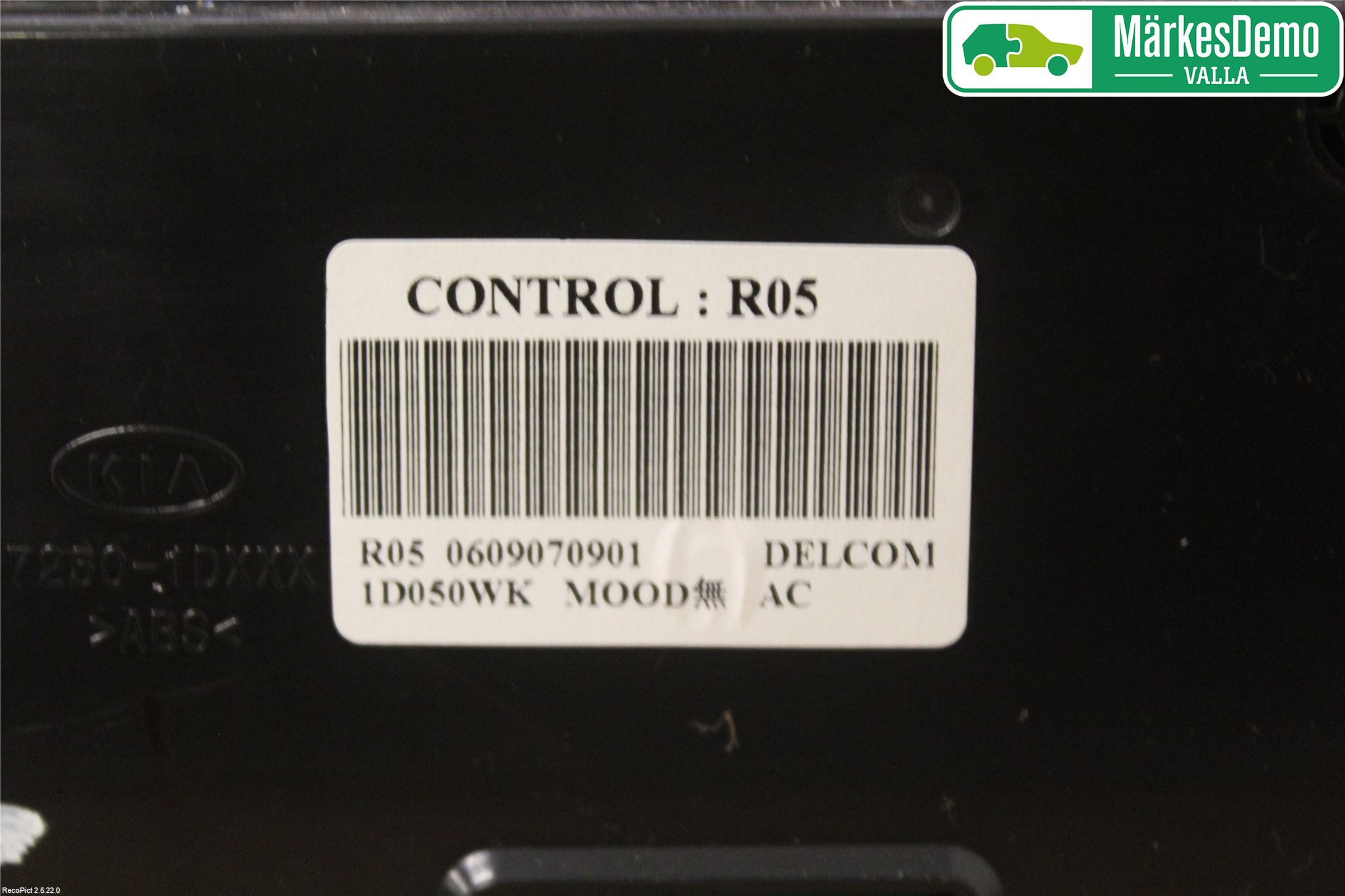 Kia CARENS I  03-06 Varmeapparat Panel(Regulering)