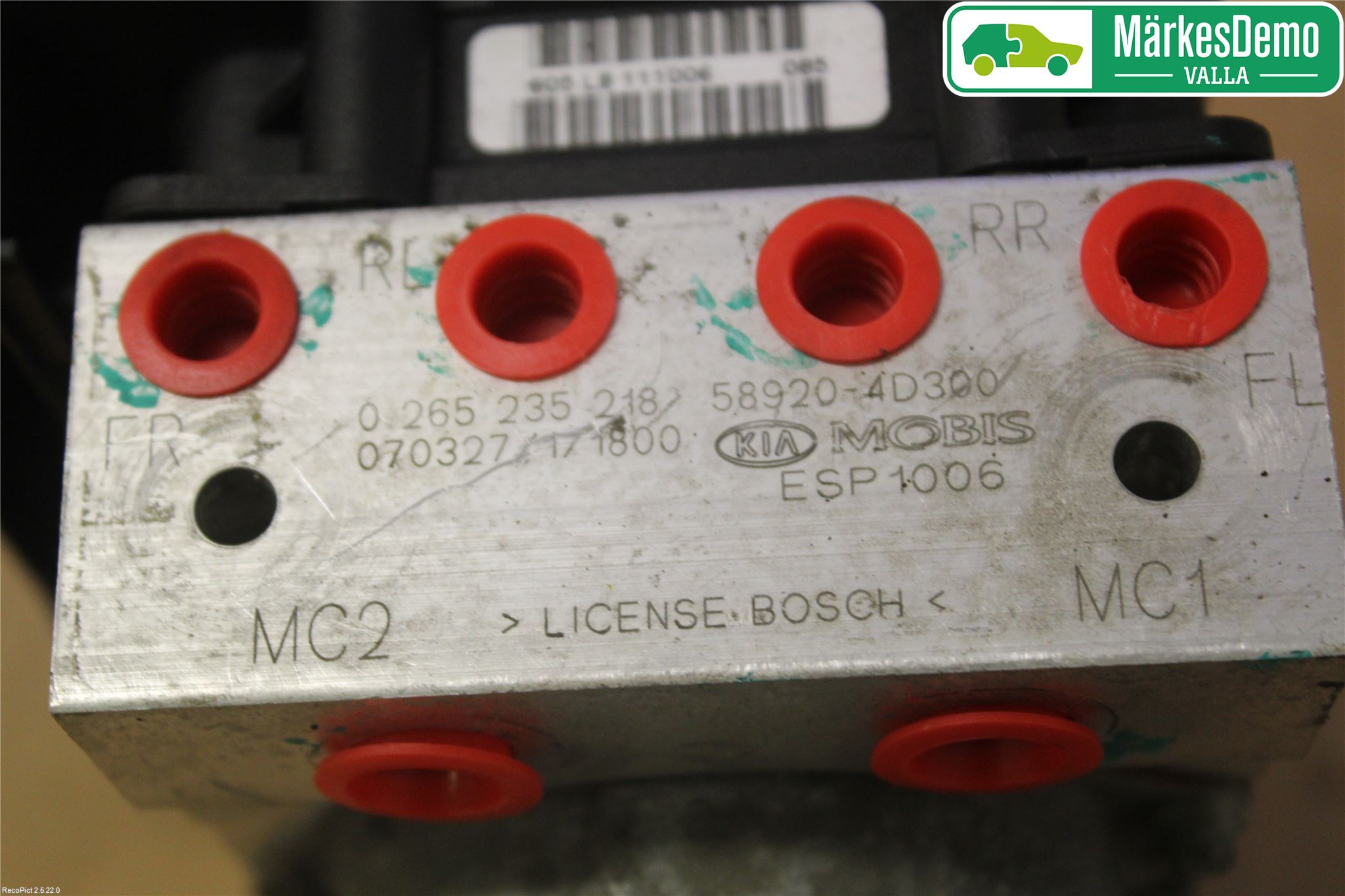 Kia CARNIVAL Abs Hydraulikkaggregat