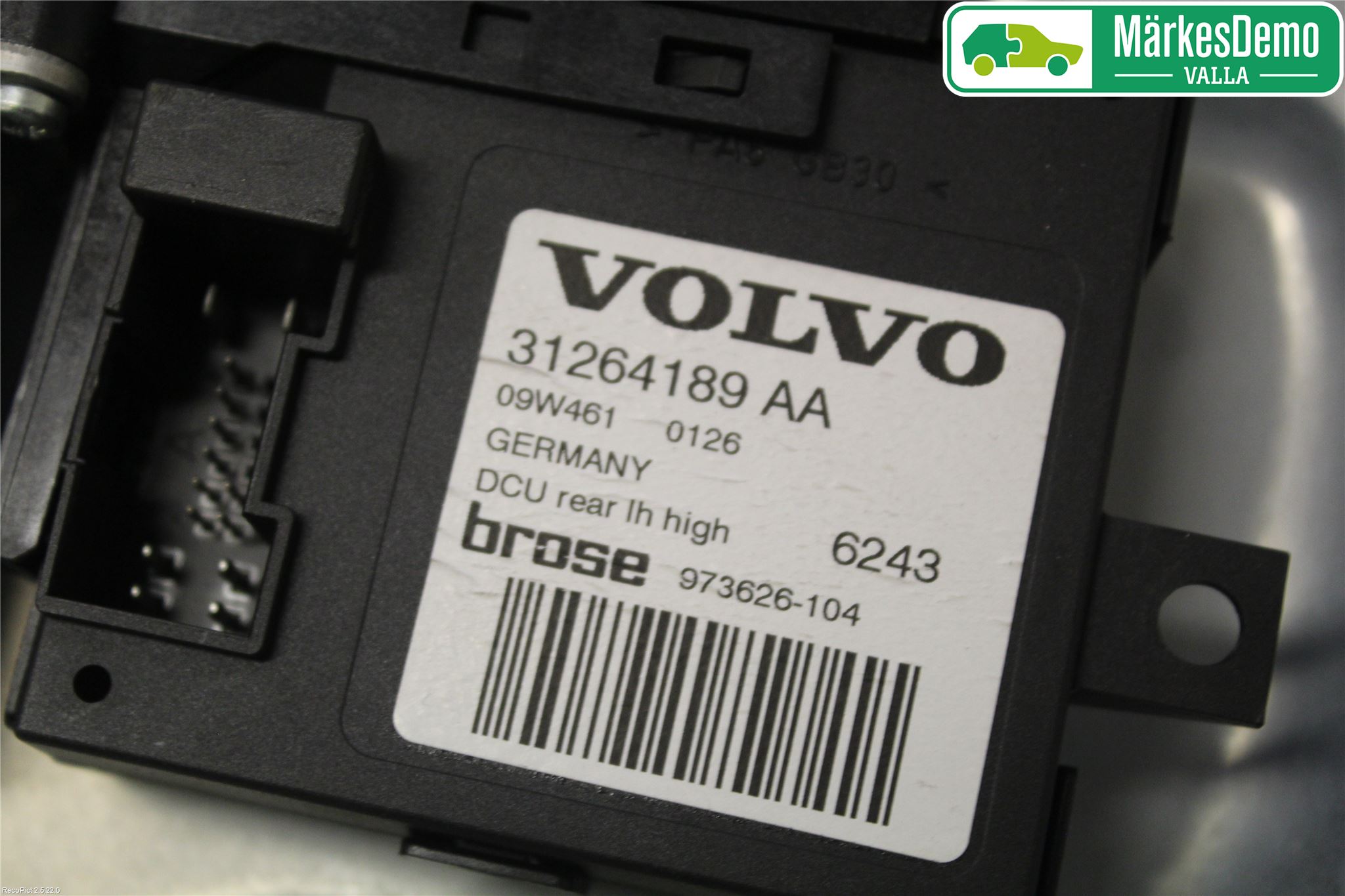 Volvo V50 08-12 Vindusheis El Komp