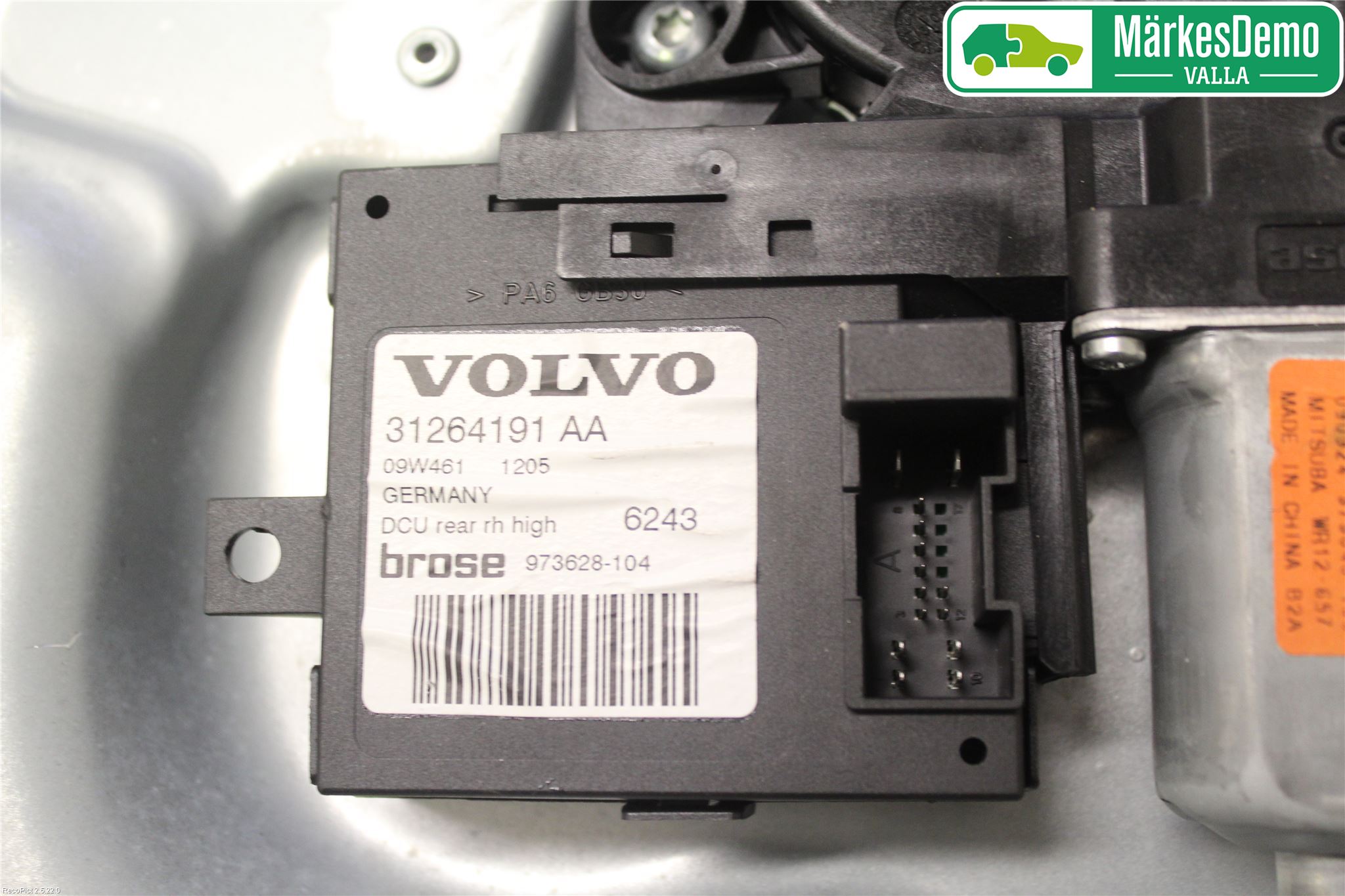 Volvo V50 08-12 Vindusheis El Komp