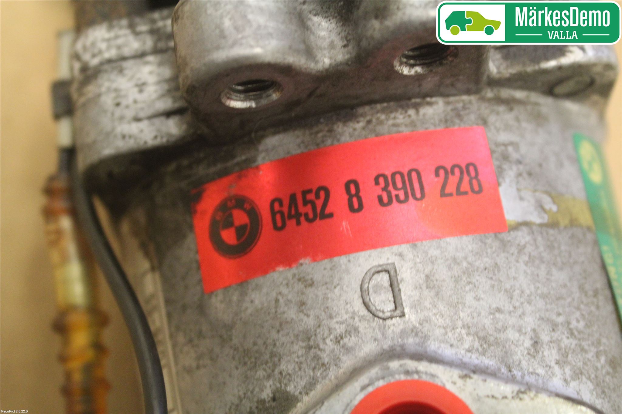 BMW 3 E36      91-00 Varme Ac Kompressor