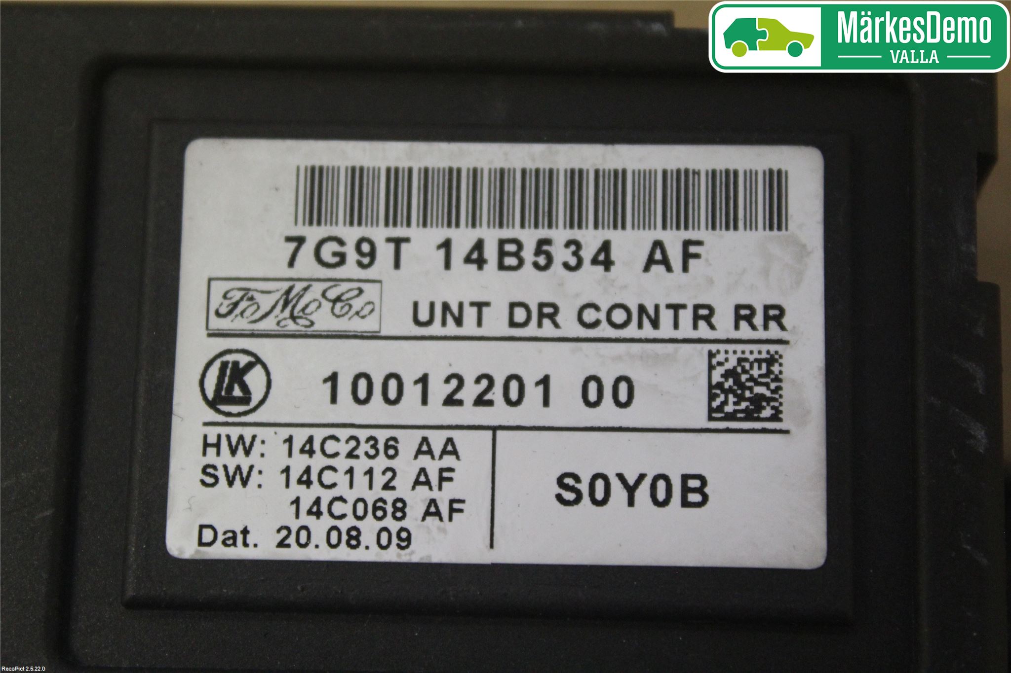 Ford MONDEO 07-15 Styreenhet Dør