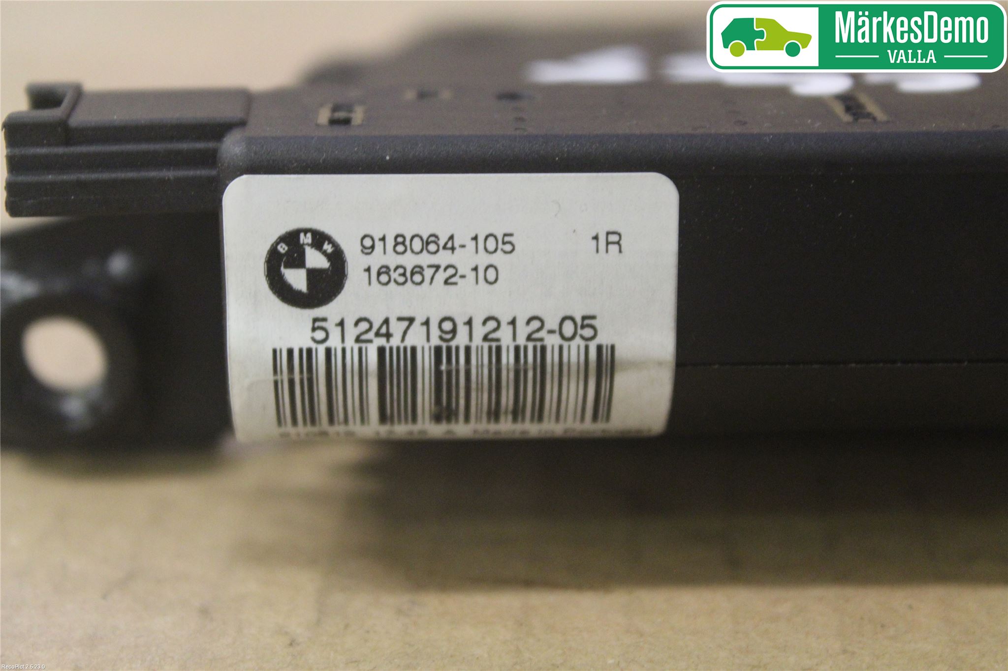 BMW 3 F30/F31/F80 12-19 Bakluke-Lokk Låsekasse