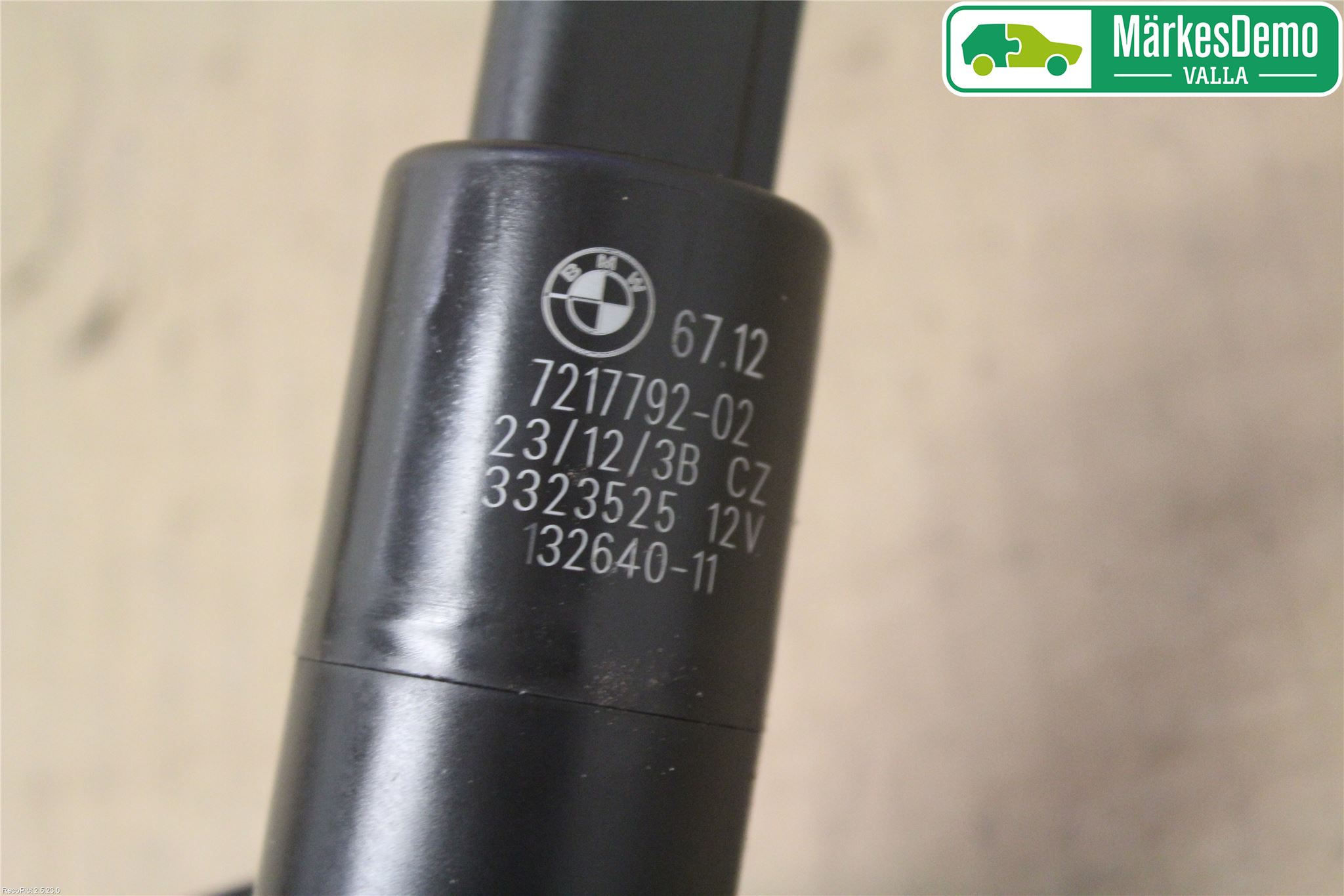 BMW 3 F30/F31/F80 12-19 Spylerpumpe Høytrykk
