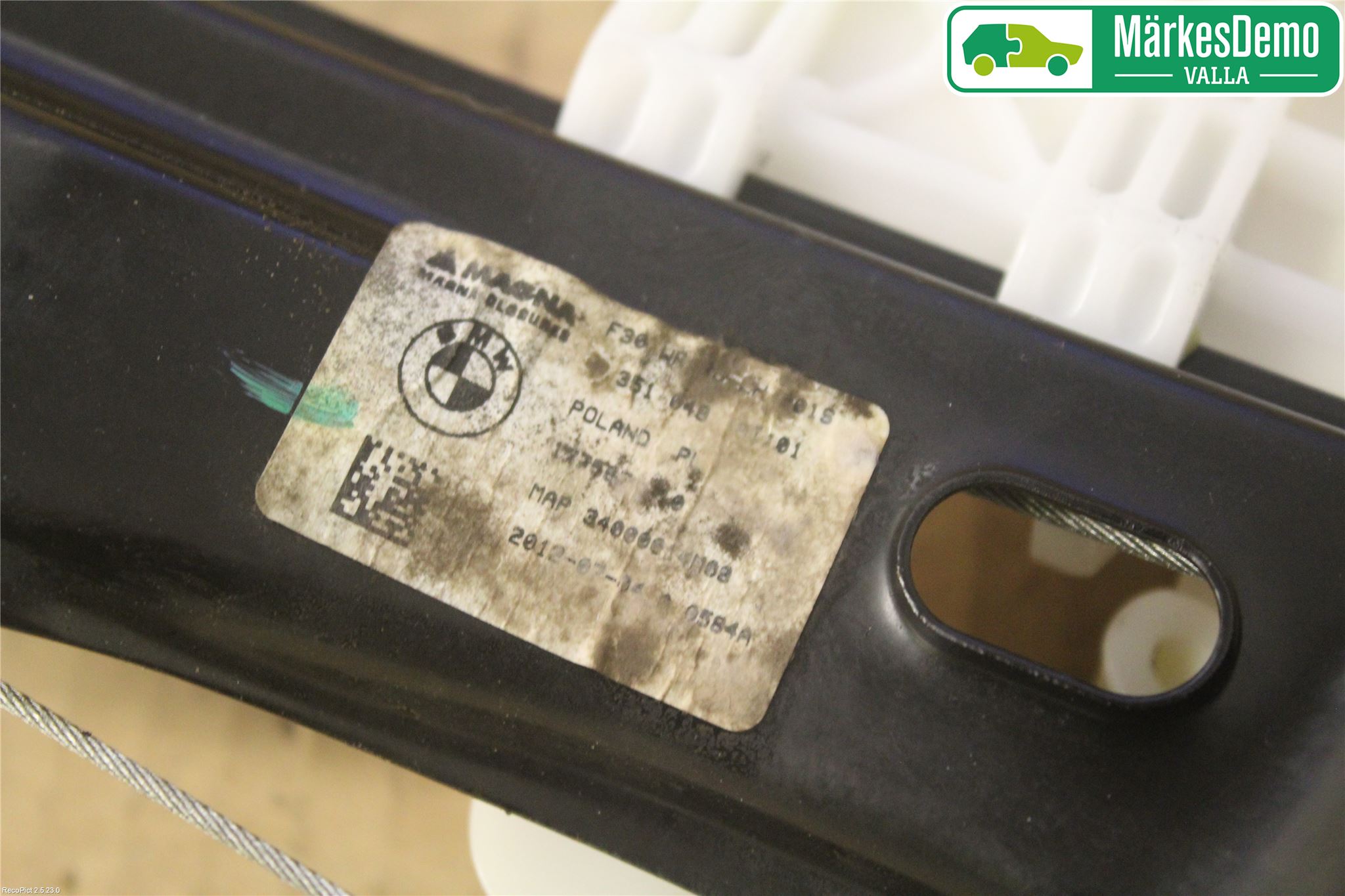 BMW 3 F30/F31/F80 12-19 Vindusheis El Komp