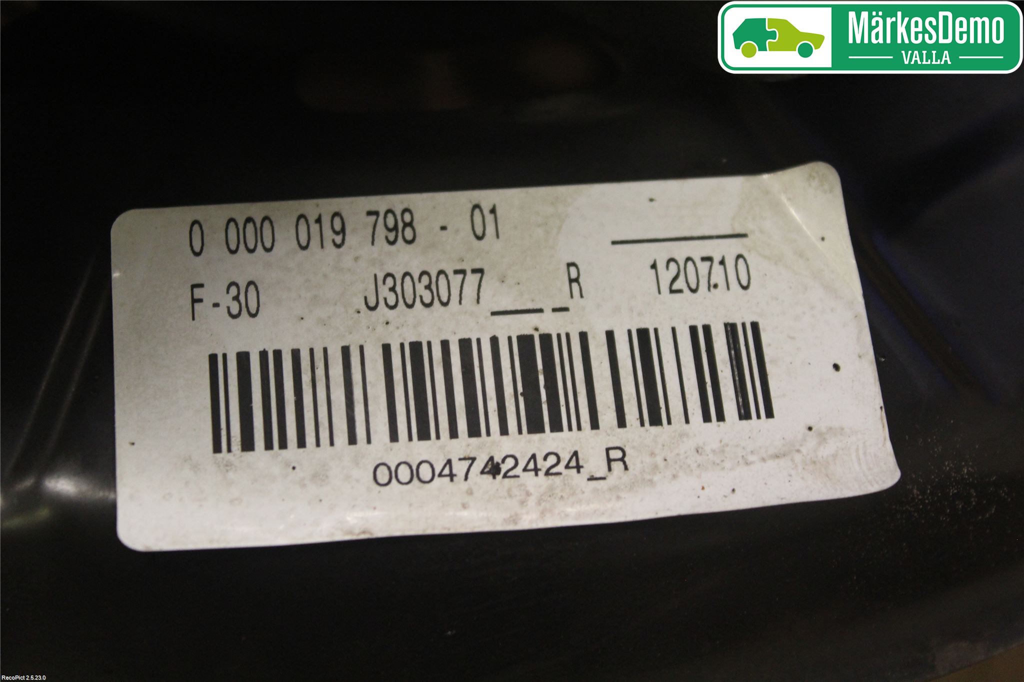 BMW 3 F30/F31/F80 12-19 Spindel Hb