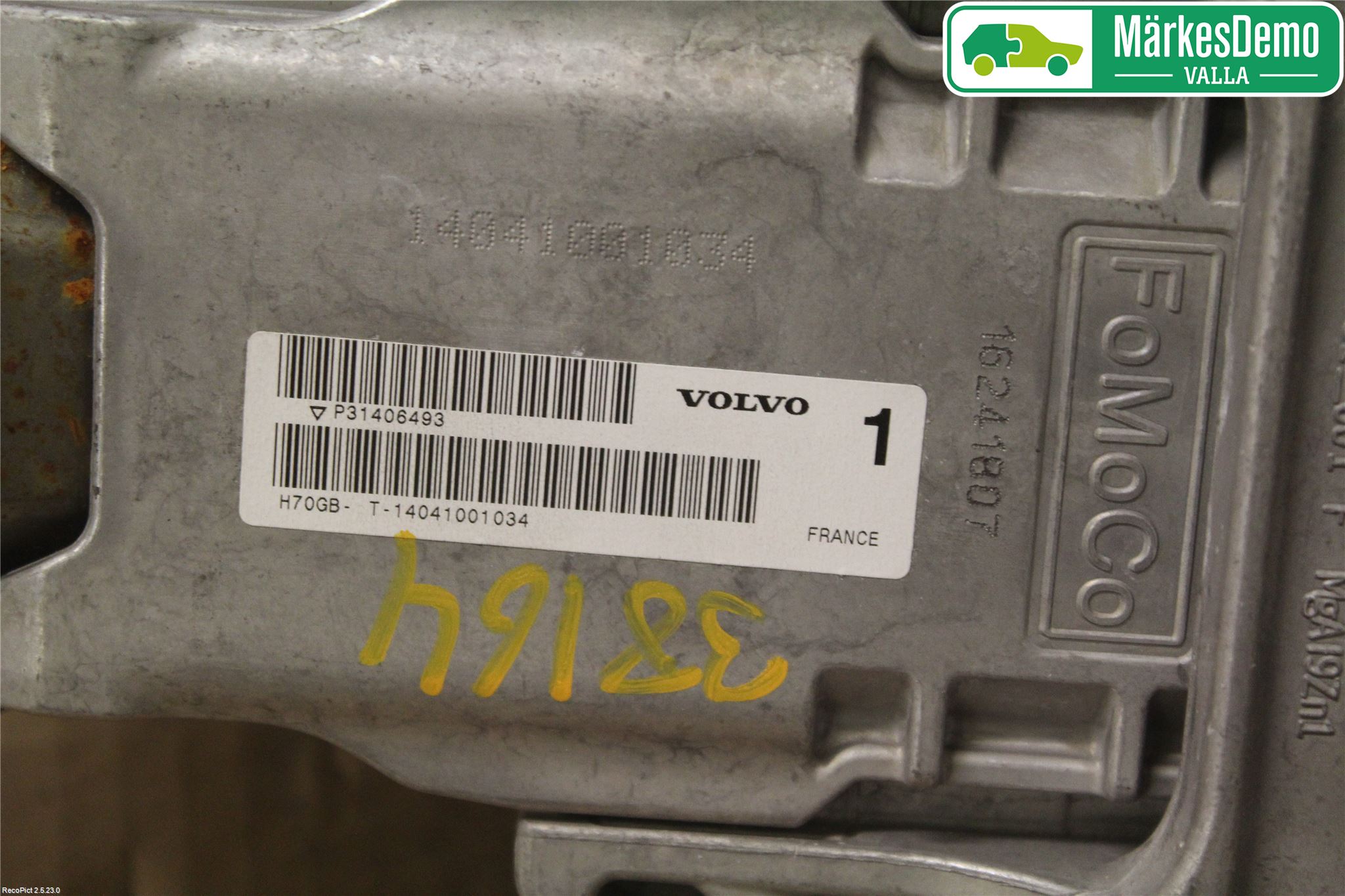 Volvo V40 12-19 Rattakselaggregat Justerbart
