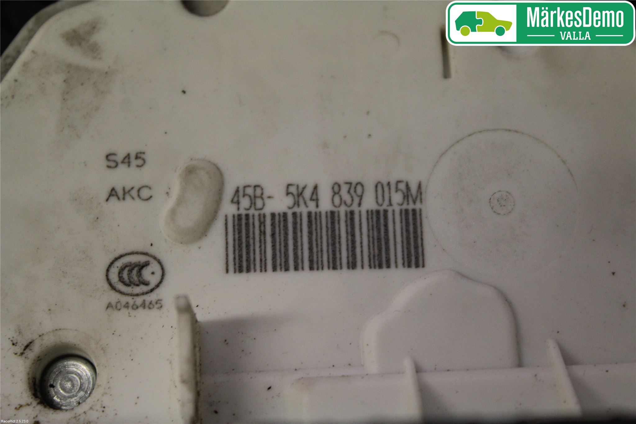 Volkswagen VW GOLF VI 09-13 Dørlås - Låsekasse