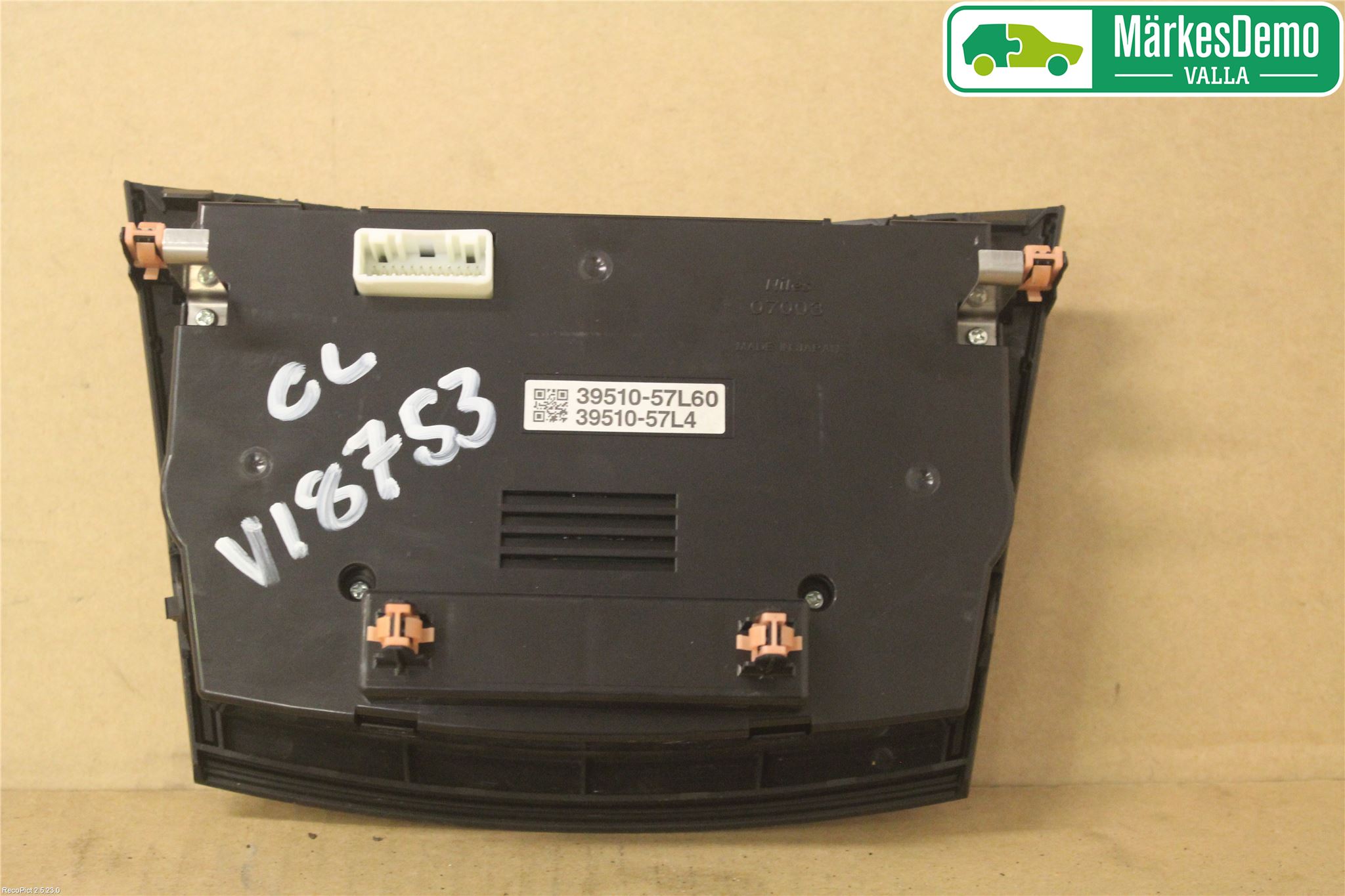 Suzuki KIZASHI Varmeapparat Panel(Regulering)