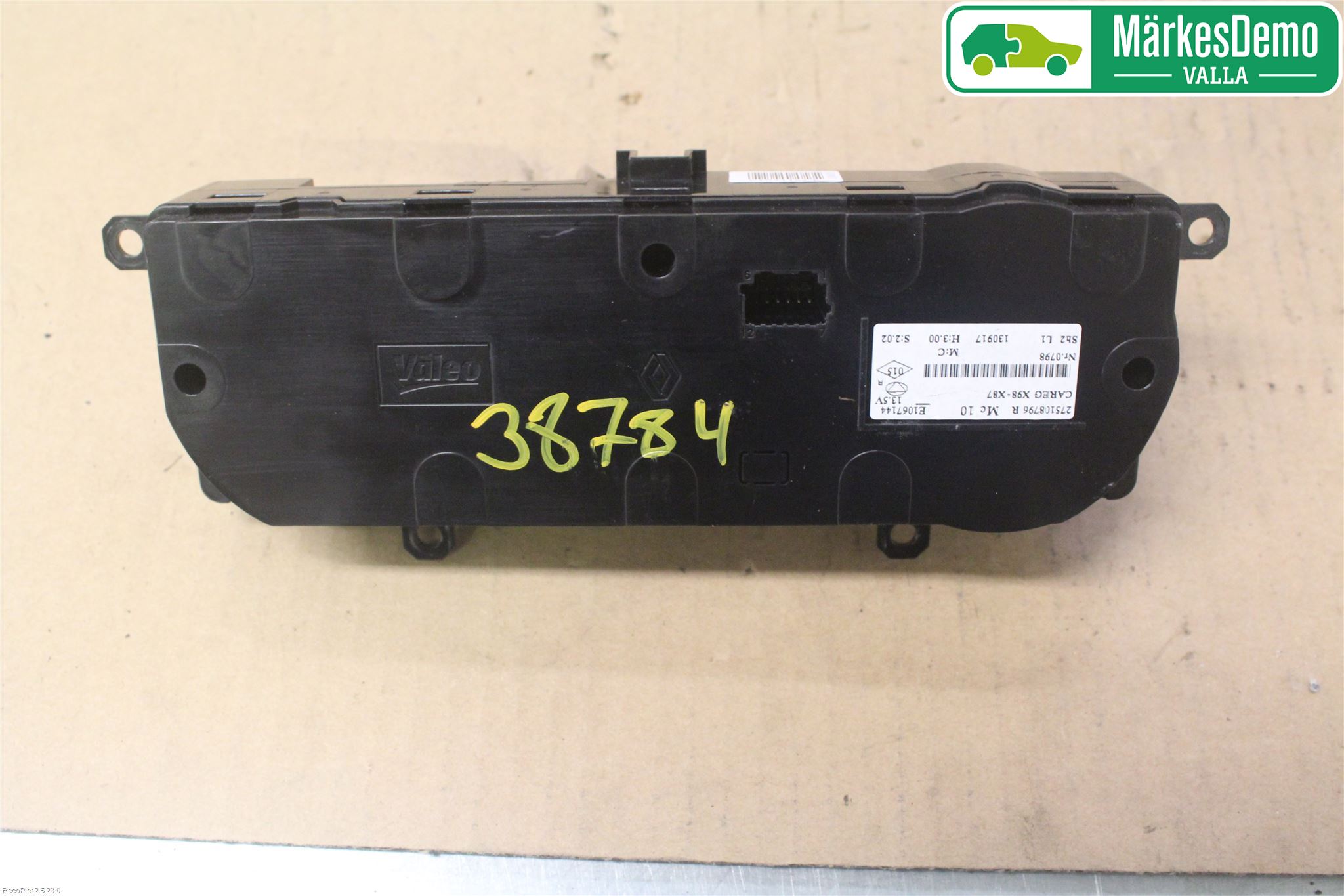 Renault CLIO IV 12-16 Varmeapparat Panel(Regulering)