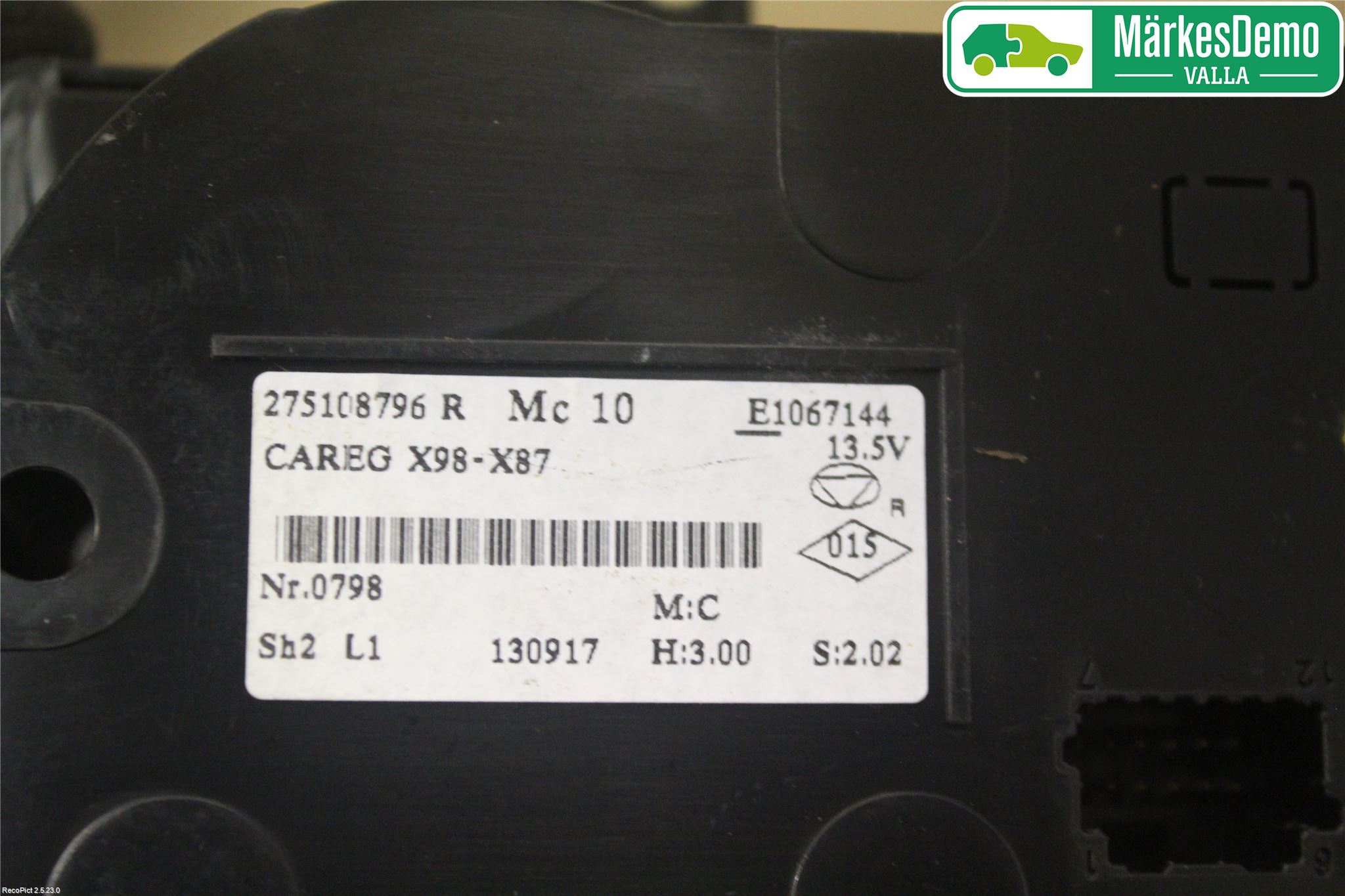 Renault CLIO IV 12-16 Varmeapparat Panel(Regulering)