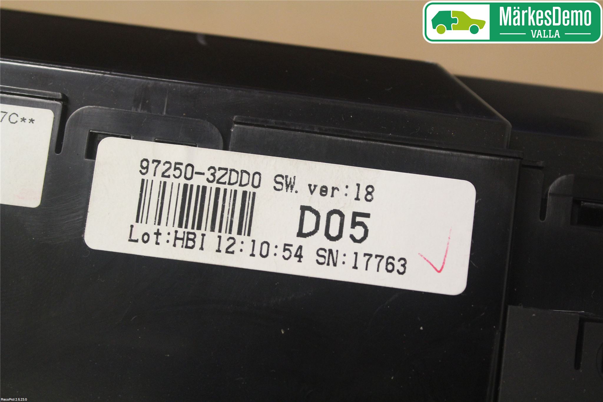 Hyundai i40 08-15 Varme Ac Betjening-Display