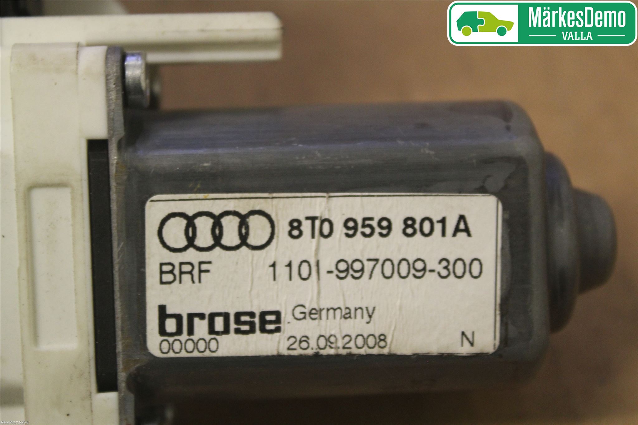 Audi A5 07-16 Vindusheismotor