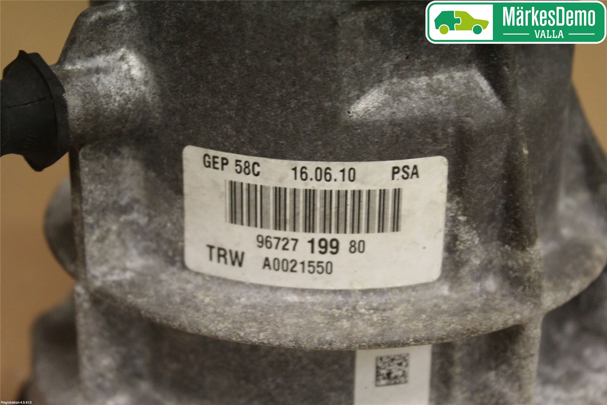 Peugeot 308 08-13 Servostyring Eletrisk Pumpe