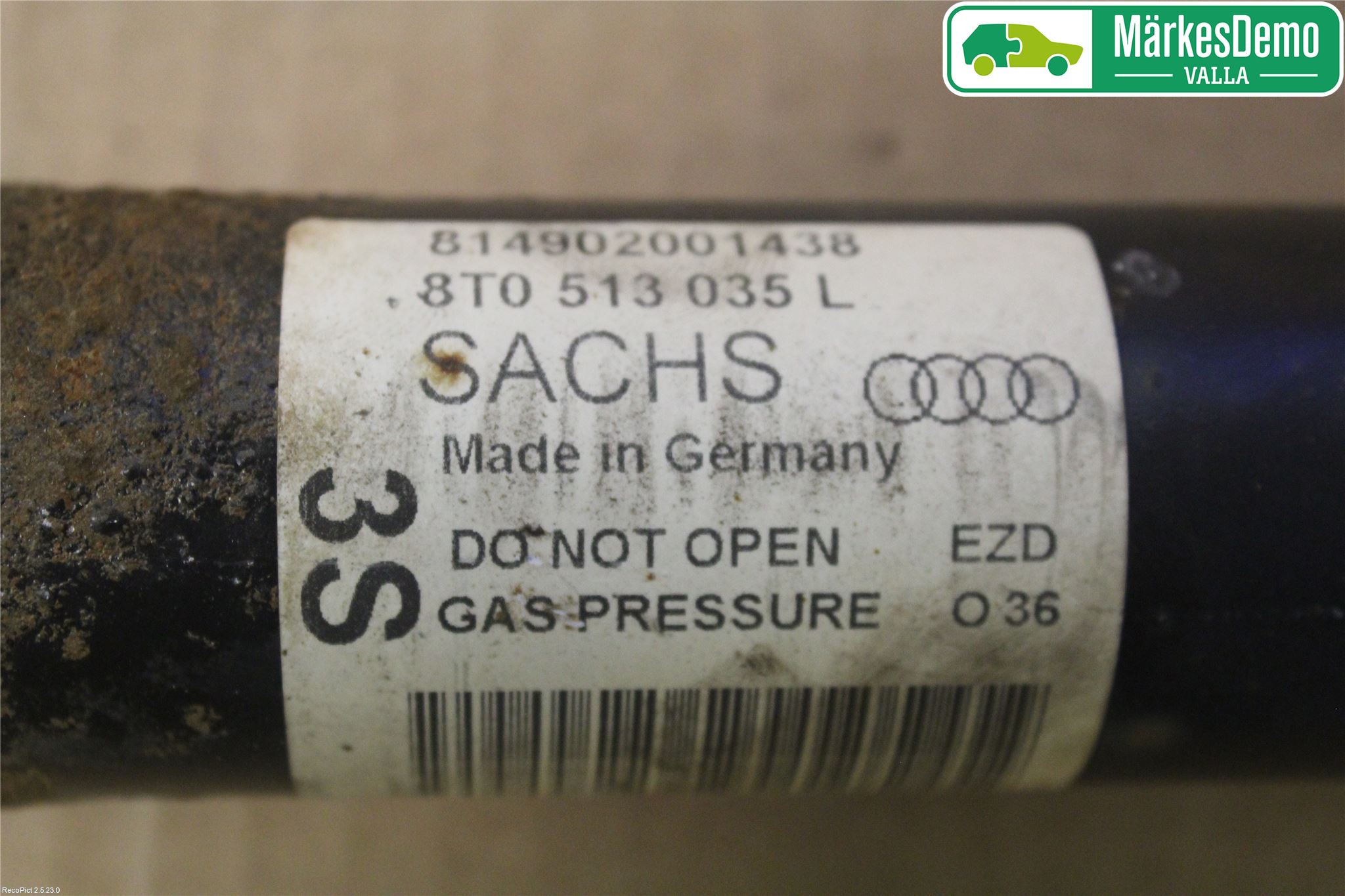 Audi A5 07-16 Støtdemper Bak
