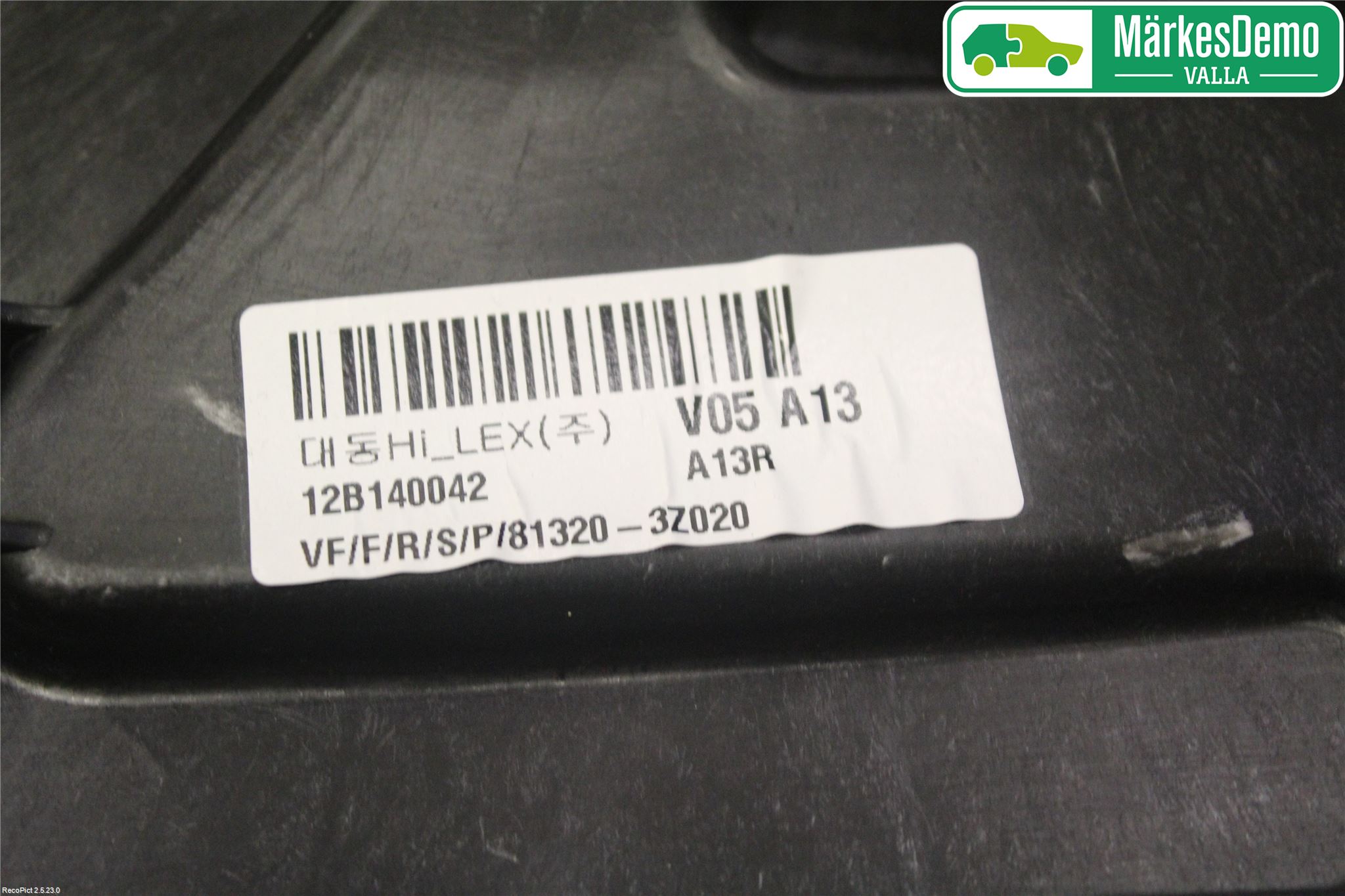 Hyundai i40 08-15 Vindusheis El Komp