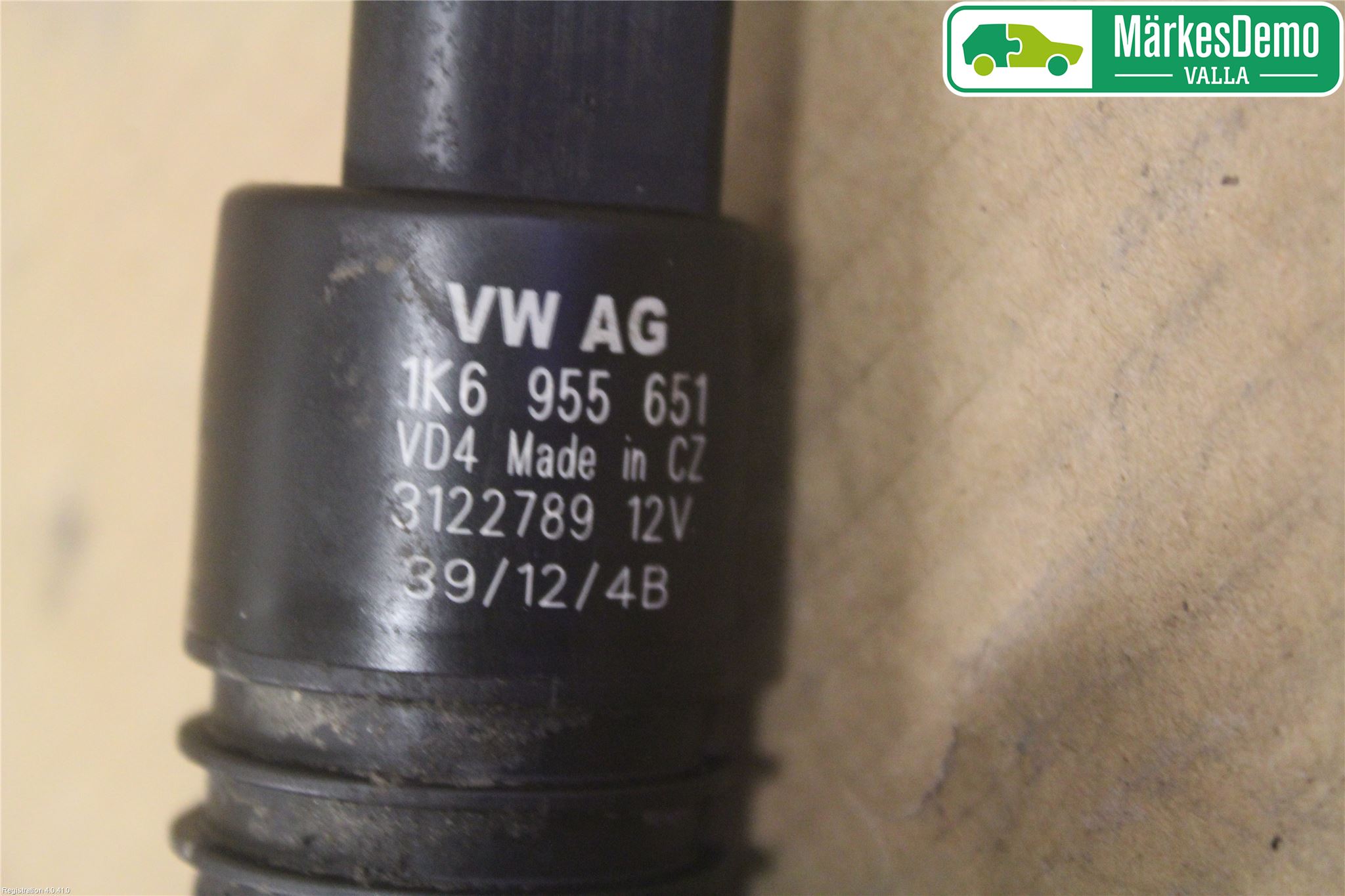 Volkswagen VW PASSAT 11-14 Spylerpumpe Frontrute