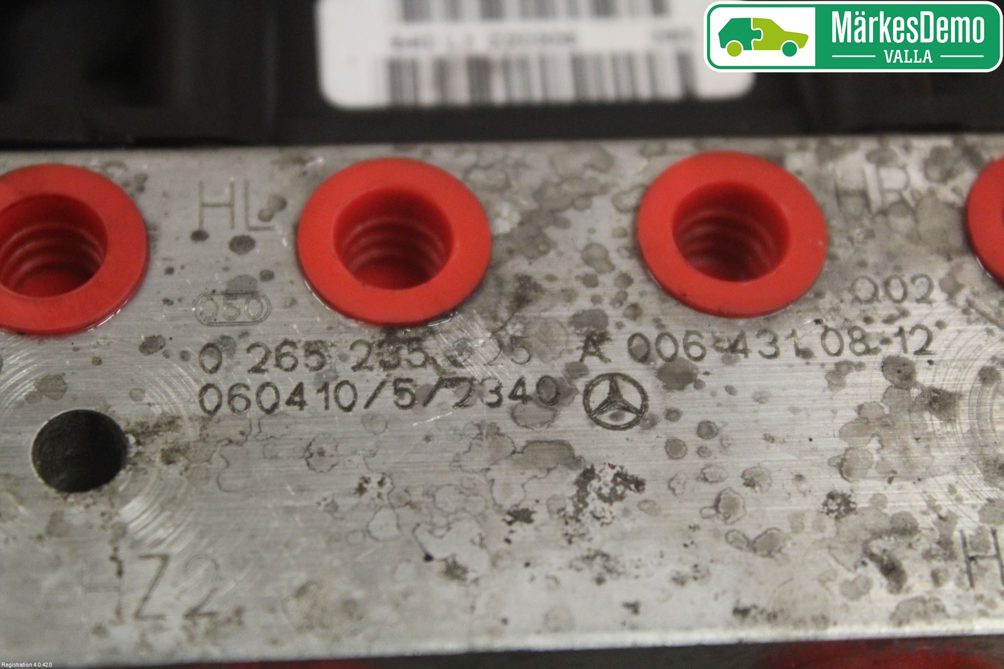 Mercedes-Benz MB A-KLASS (W169) 04-12 Abs Hydraulikkaggregat