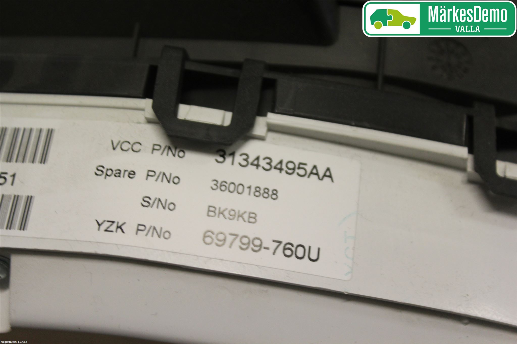 Volvo V70 08-13 Instr Kombinert
