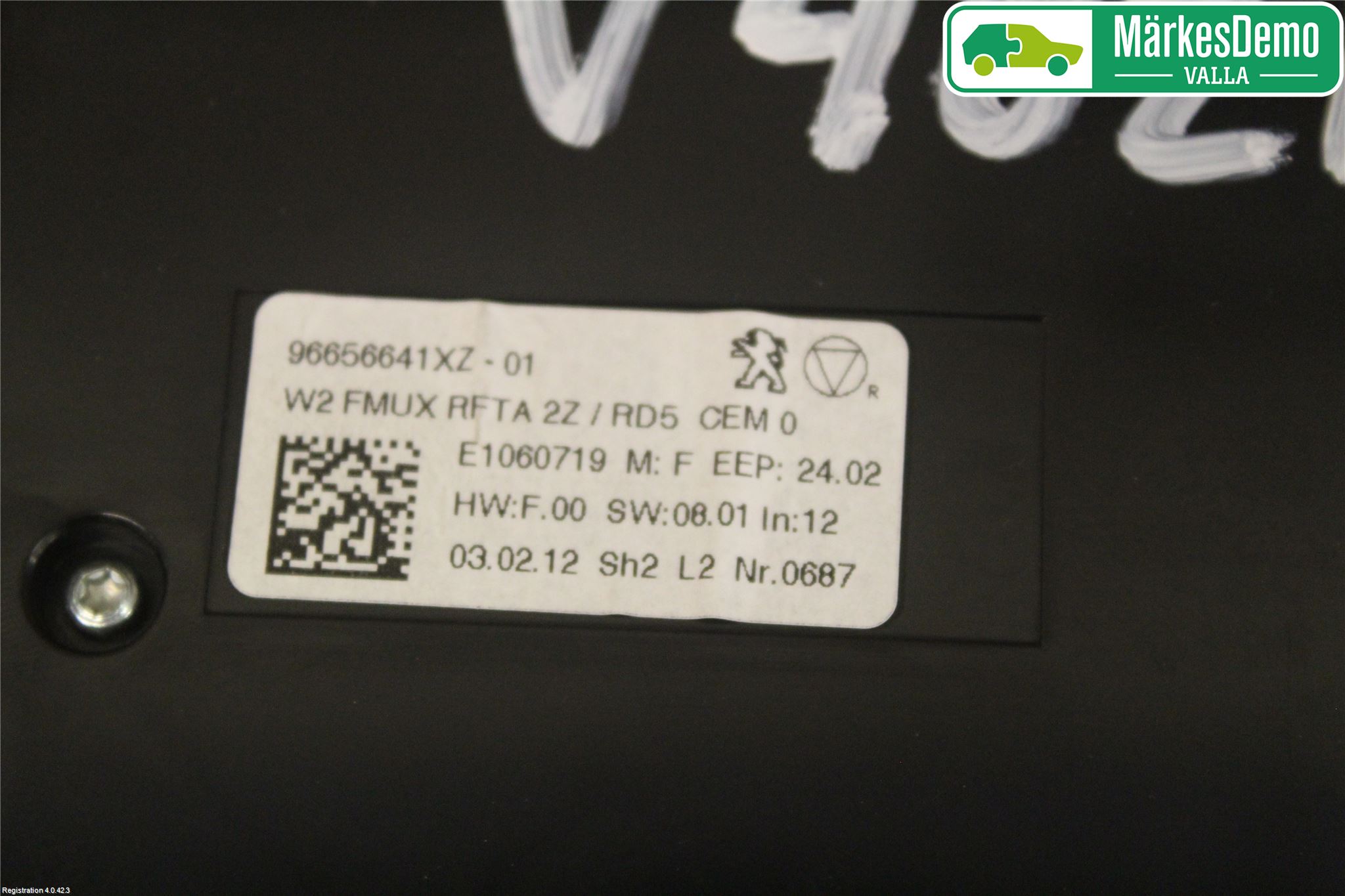 Peugeot 508 11-18 Varme Ac Betjening-Display
