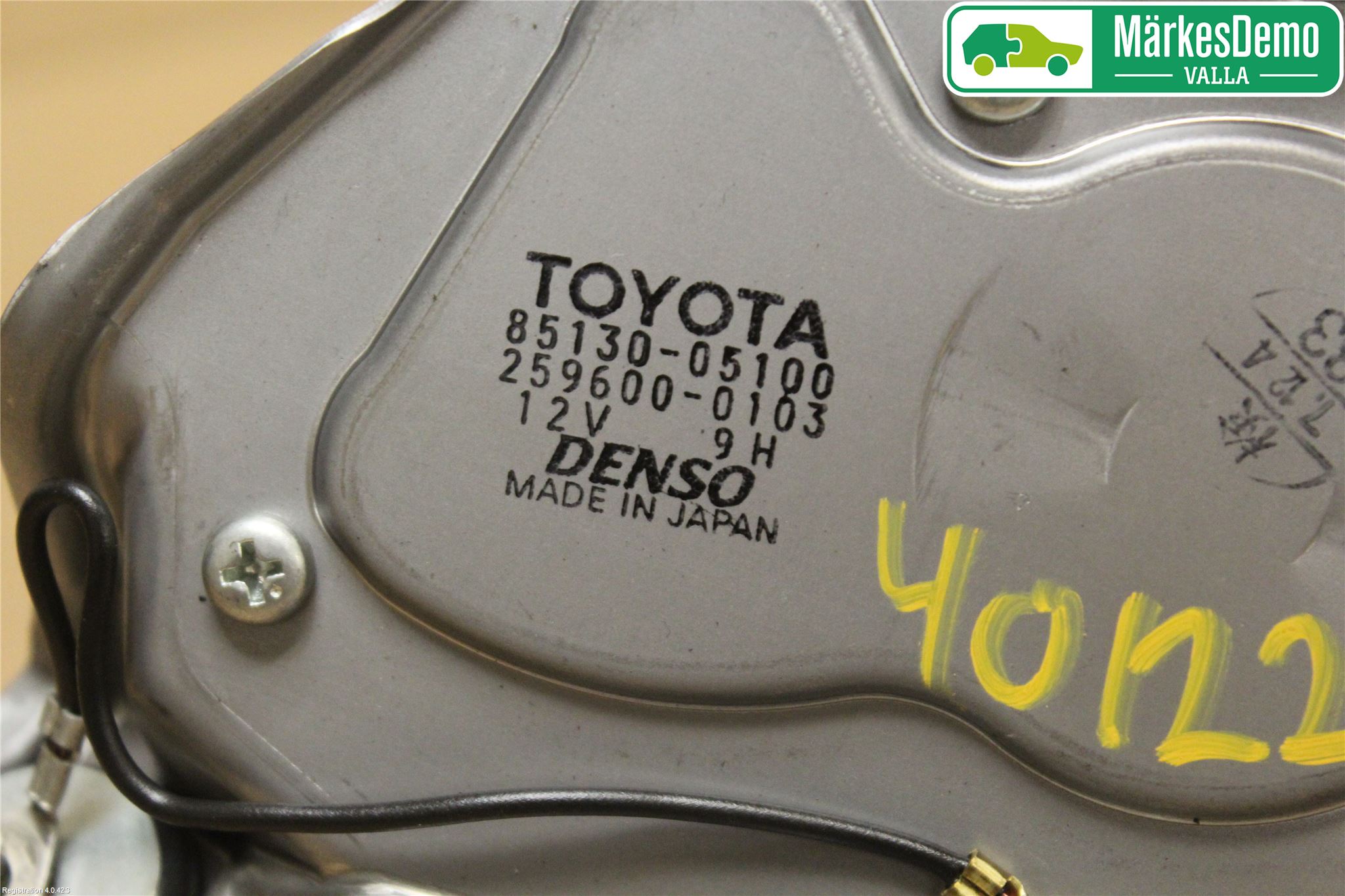 Toyota AVENSIS 07-08 Viskermotor Bakluke
