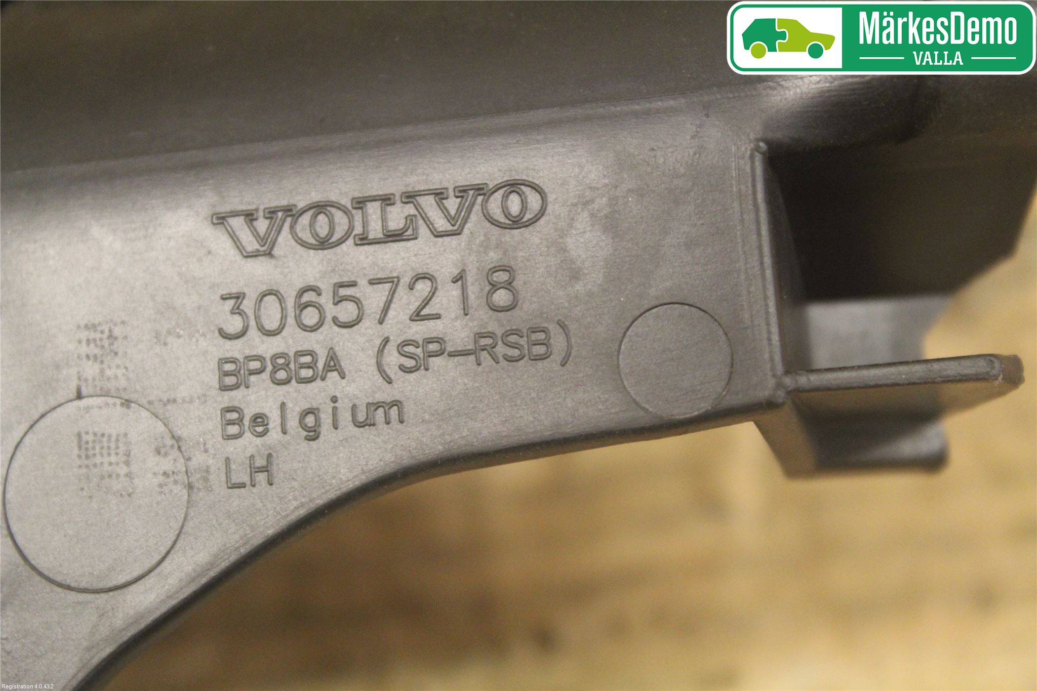 Volvo C30 07-10 Støtfangerfeste Bak Venstre