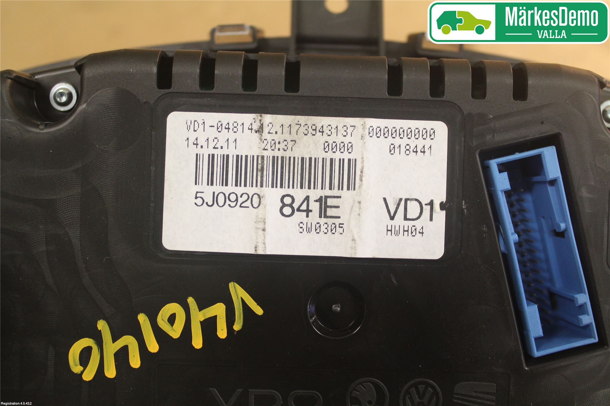 Skoda FABIA 07-14 Instr Kombinert