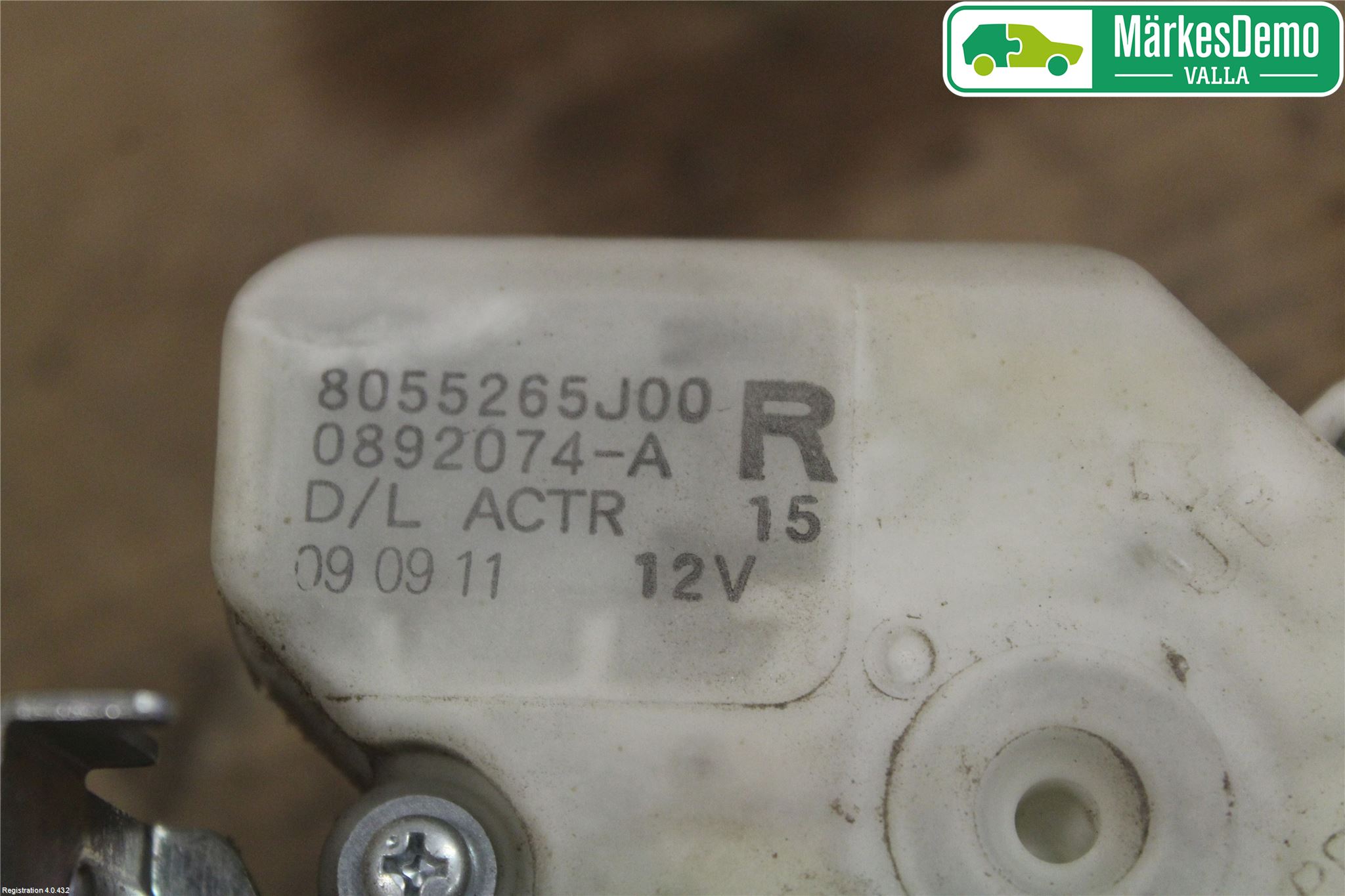 Suzuki GRAND VITARA II 06-14 Bakluke-Lokk Låsekasse