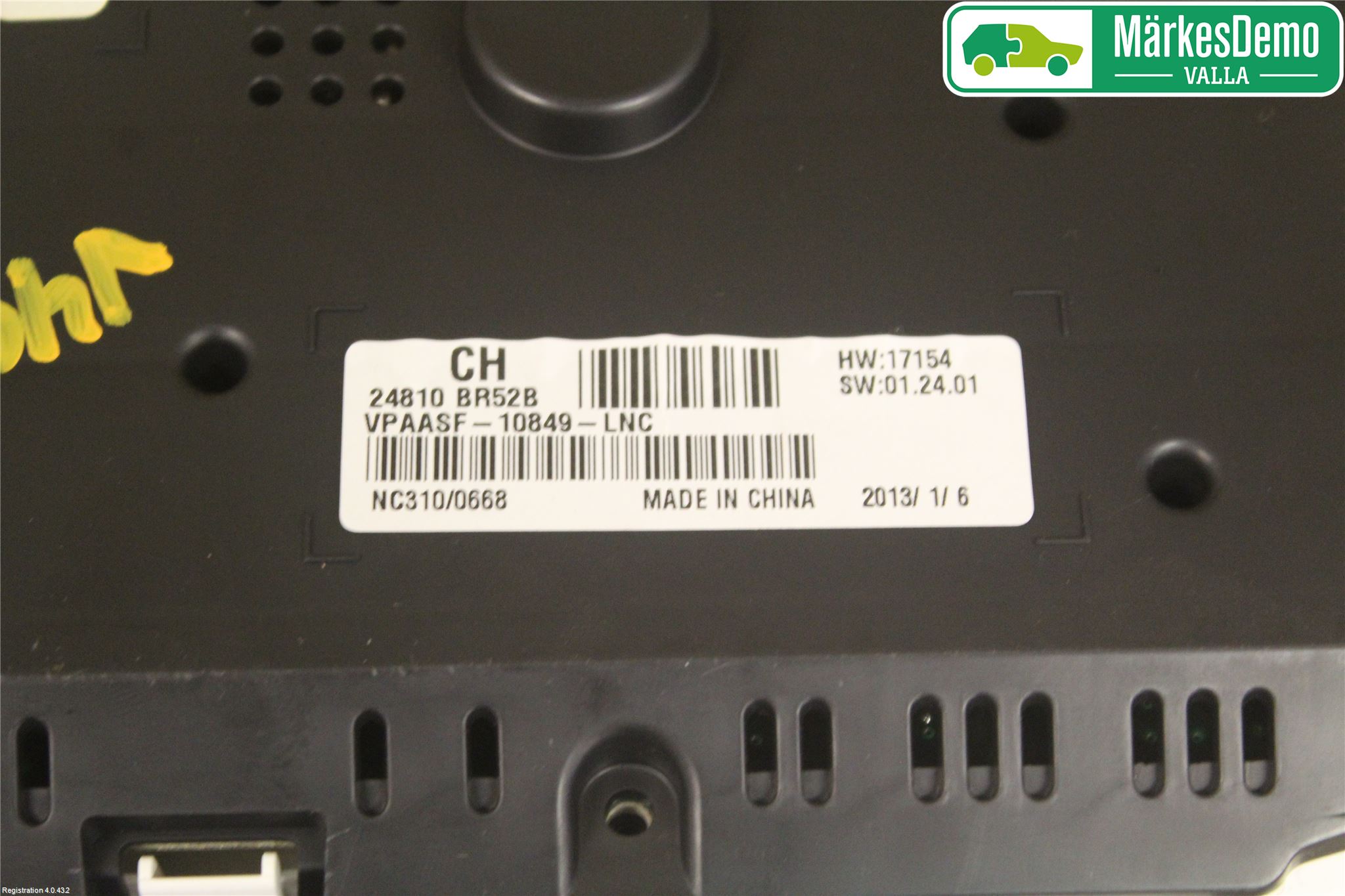 Nissan QASHQAI 10-14 Instr Kombinert